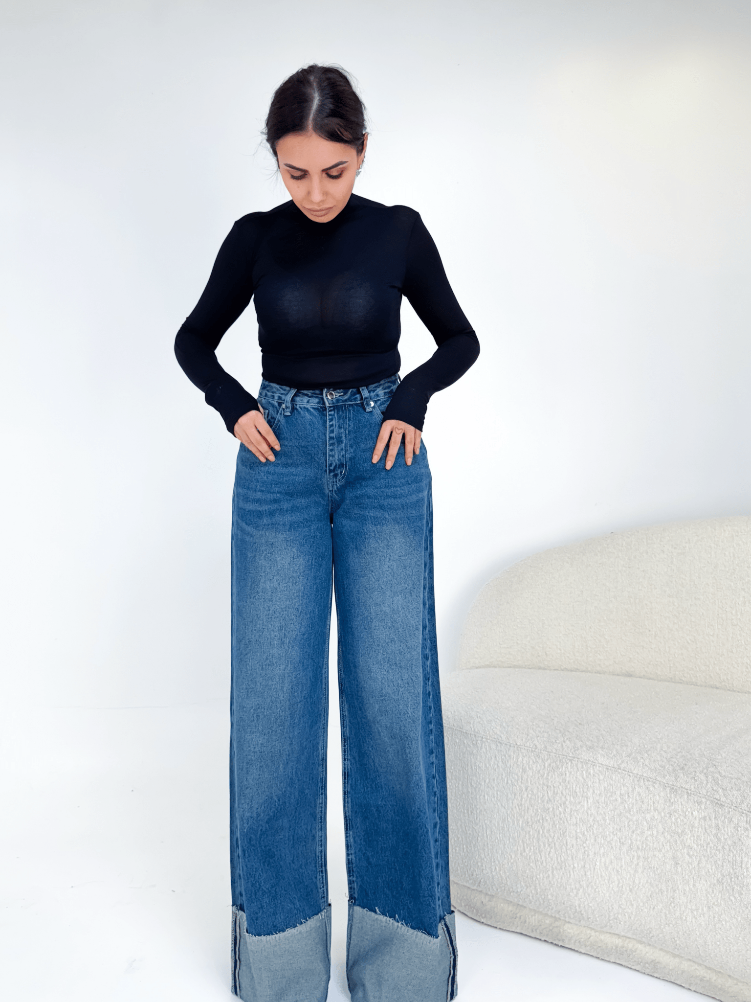 Jeans Piegone - Denim - SAINTH