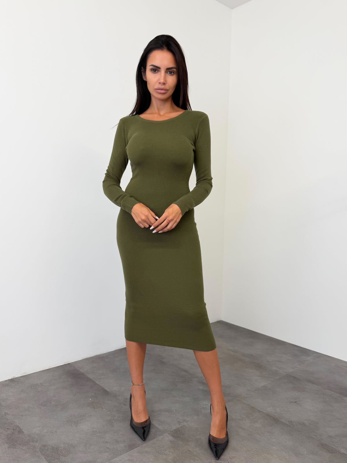 Pull Abito Nube - Army Green