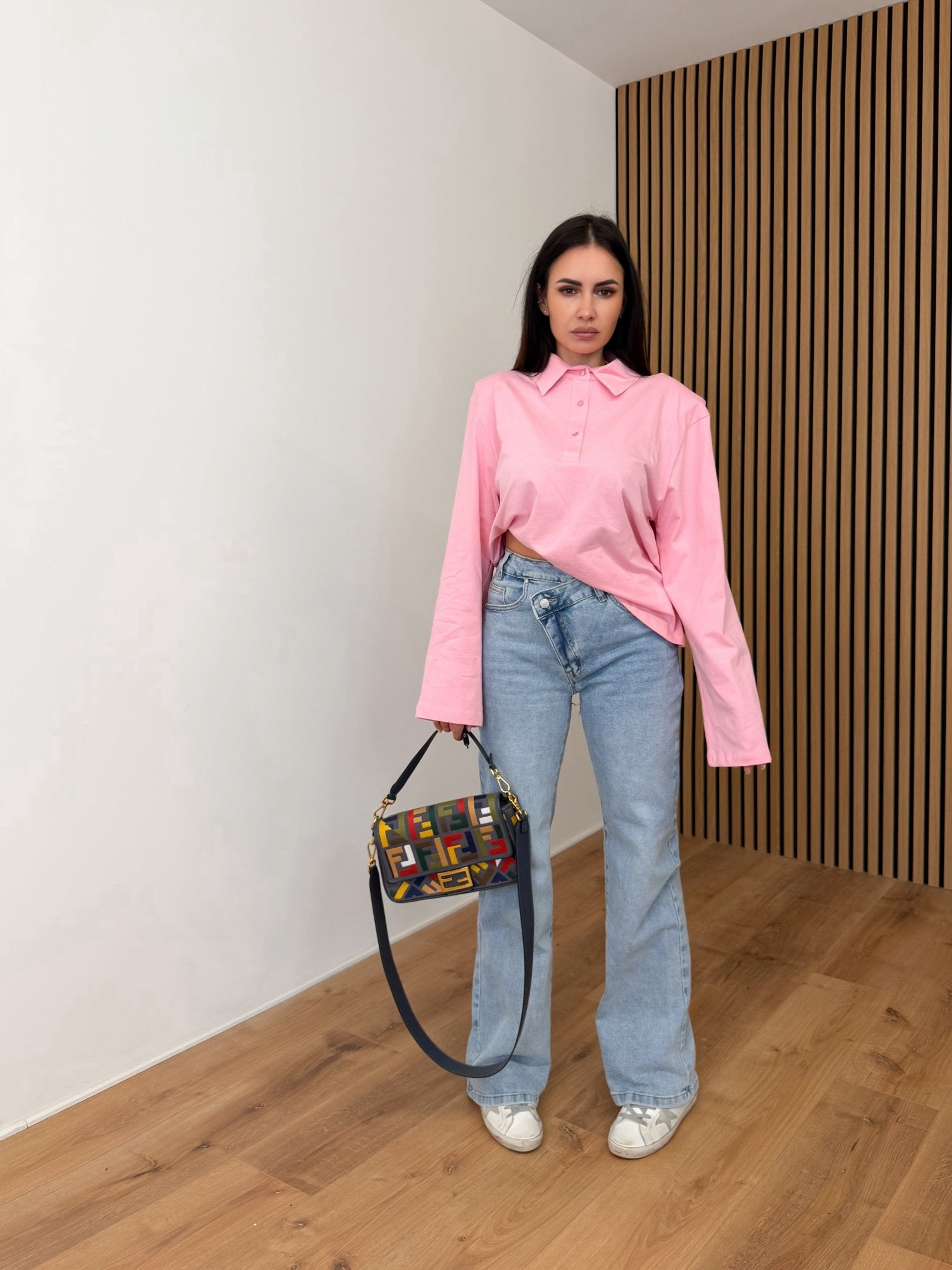 Polo Spalla Imbottita - Rosa - SAINTH