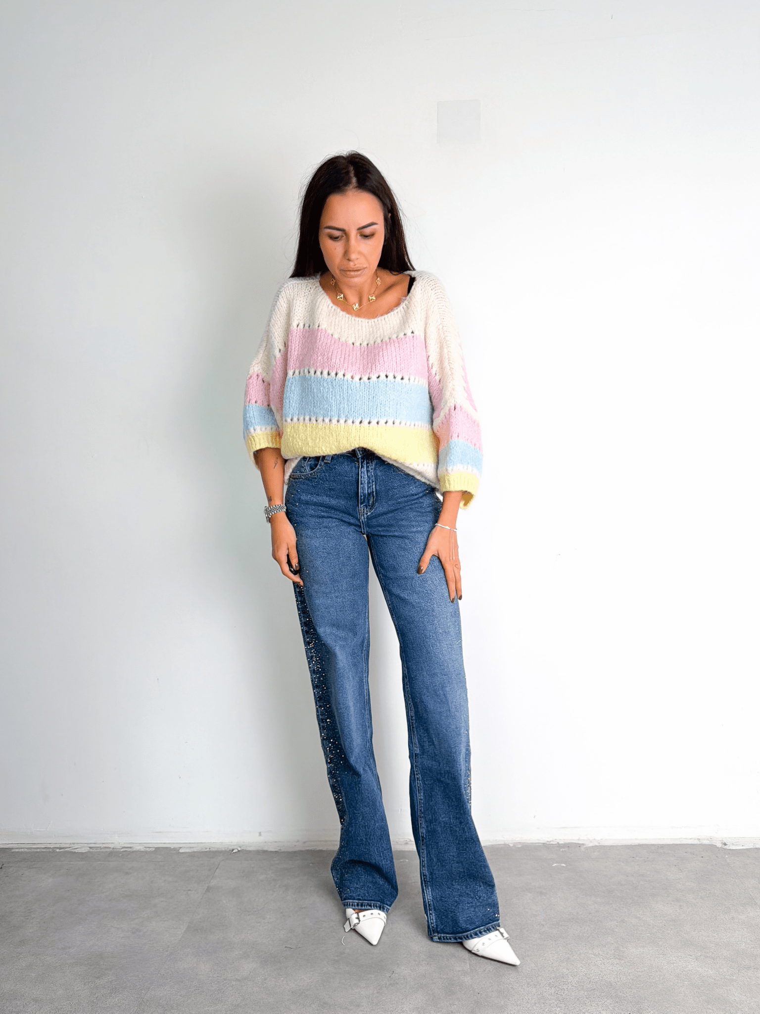 Pull Colorful - Panna - SAINTH