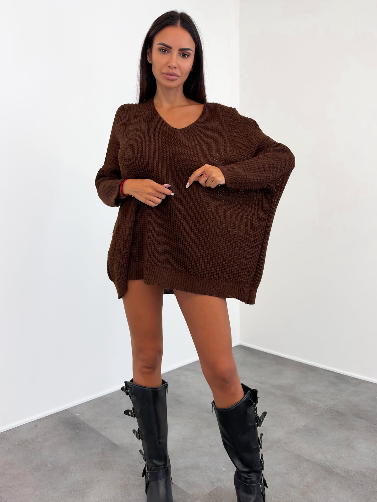 Maxi Pull - Marrone