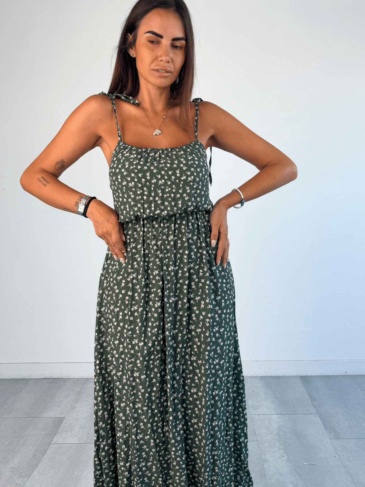 Abito Donzella - Verde Militare - SAINTH