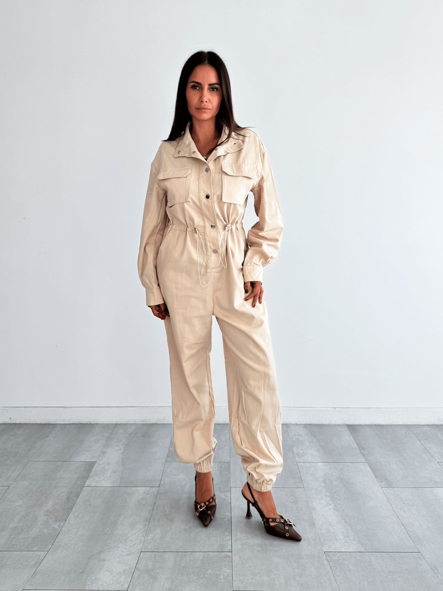 Tuta Intera ArmDay - Beige - SAINTH