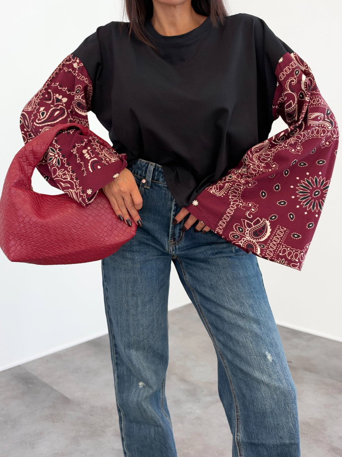 Maglia Contrasto - Ateco Bordeaux - SAINTH