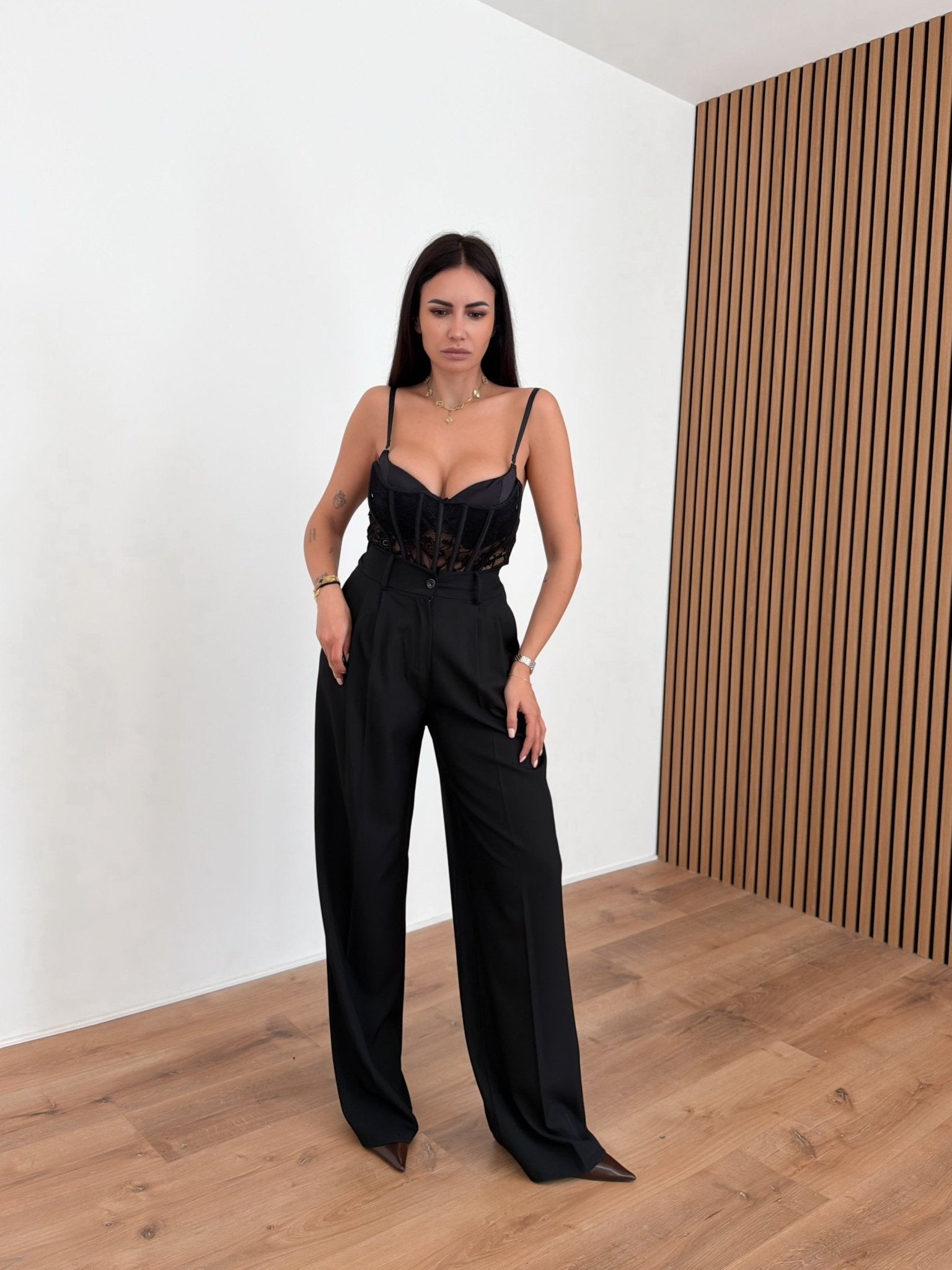 Pantalone Office - Nero - SAINTH