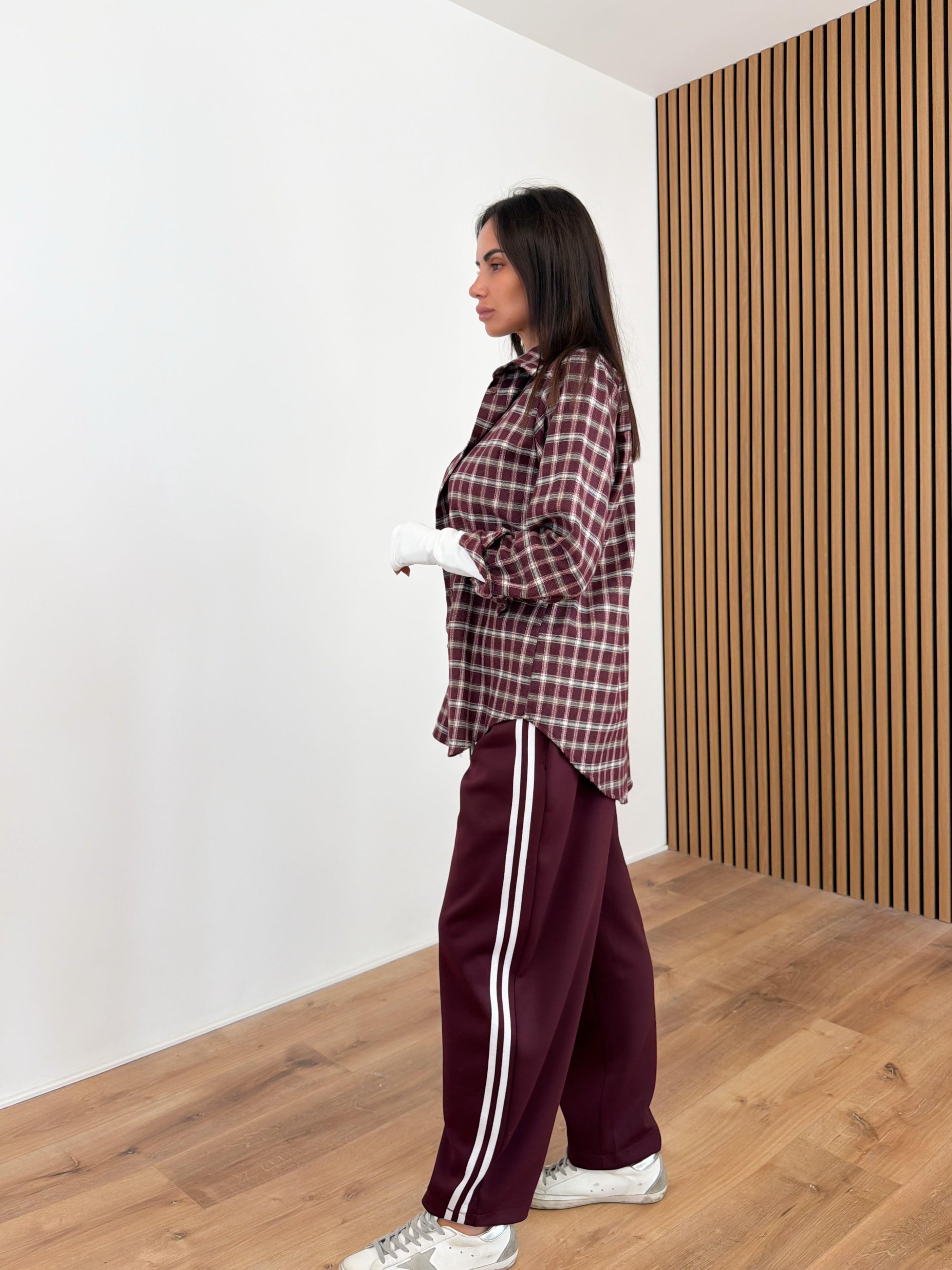 Pantalone Tuta Essential - Bordeaux