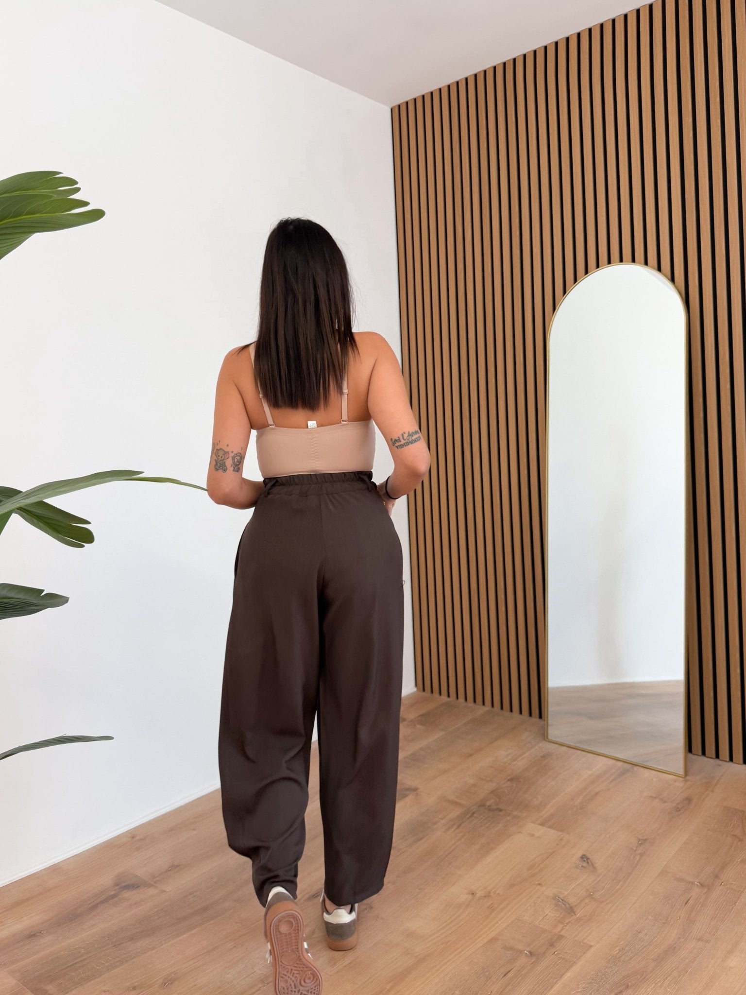 Pantalone Cuff - Marrone - SAINTH