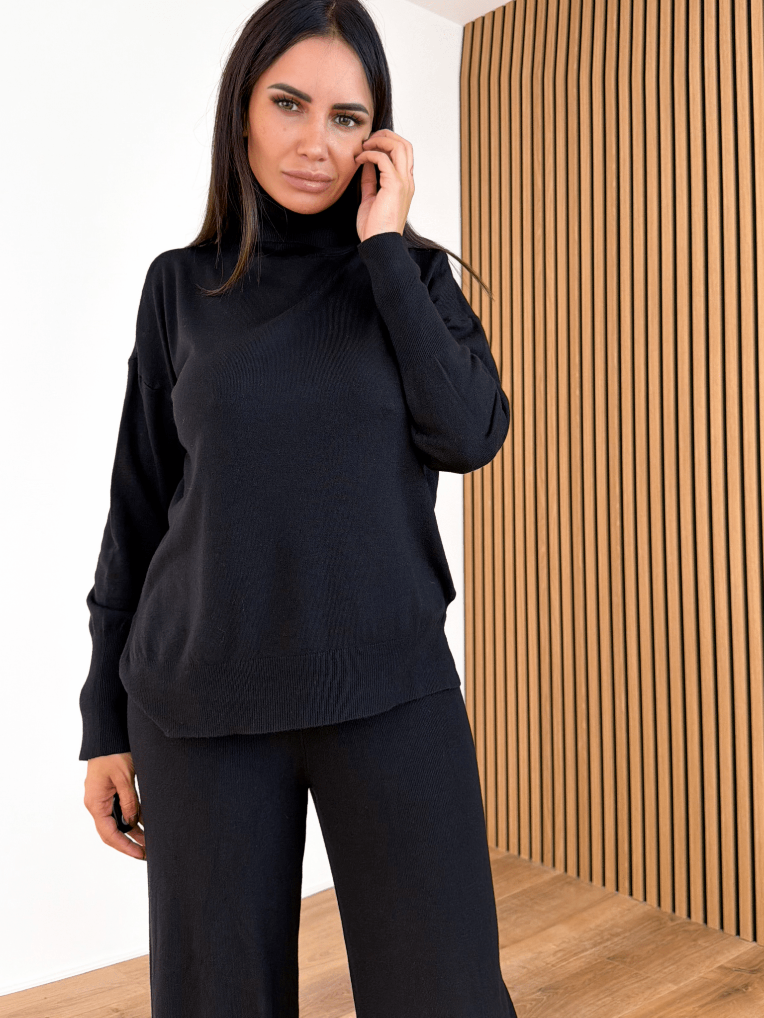 Coordinato Carezza - Nero - SAINTH