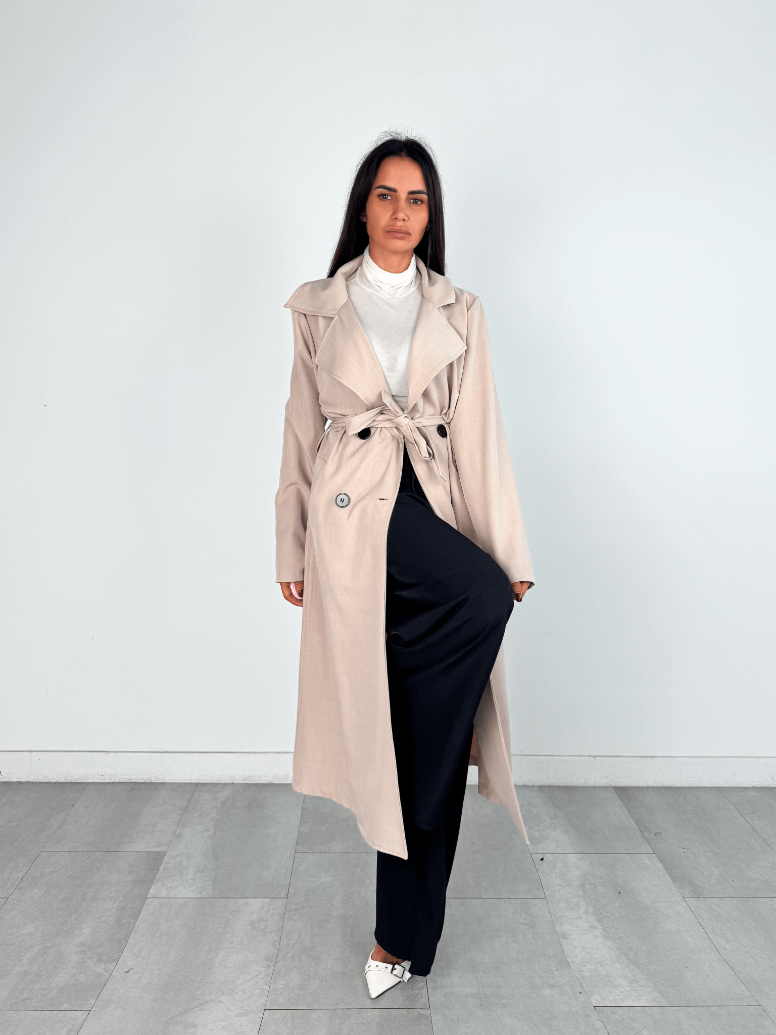 Trench Aura - Beige - SAINTH