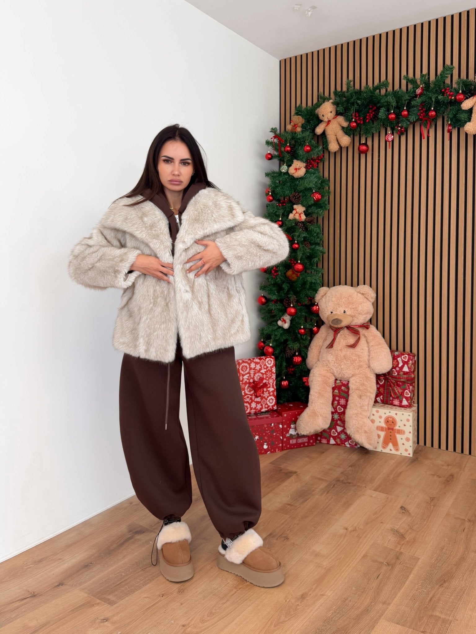 Pelliccia Gilet 2in1 - Beige - SAINTH