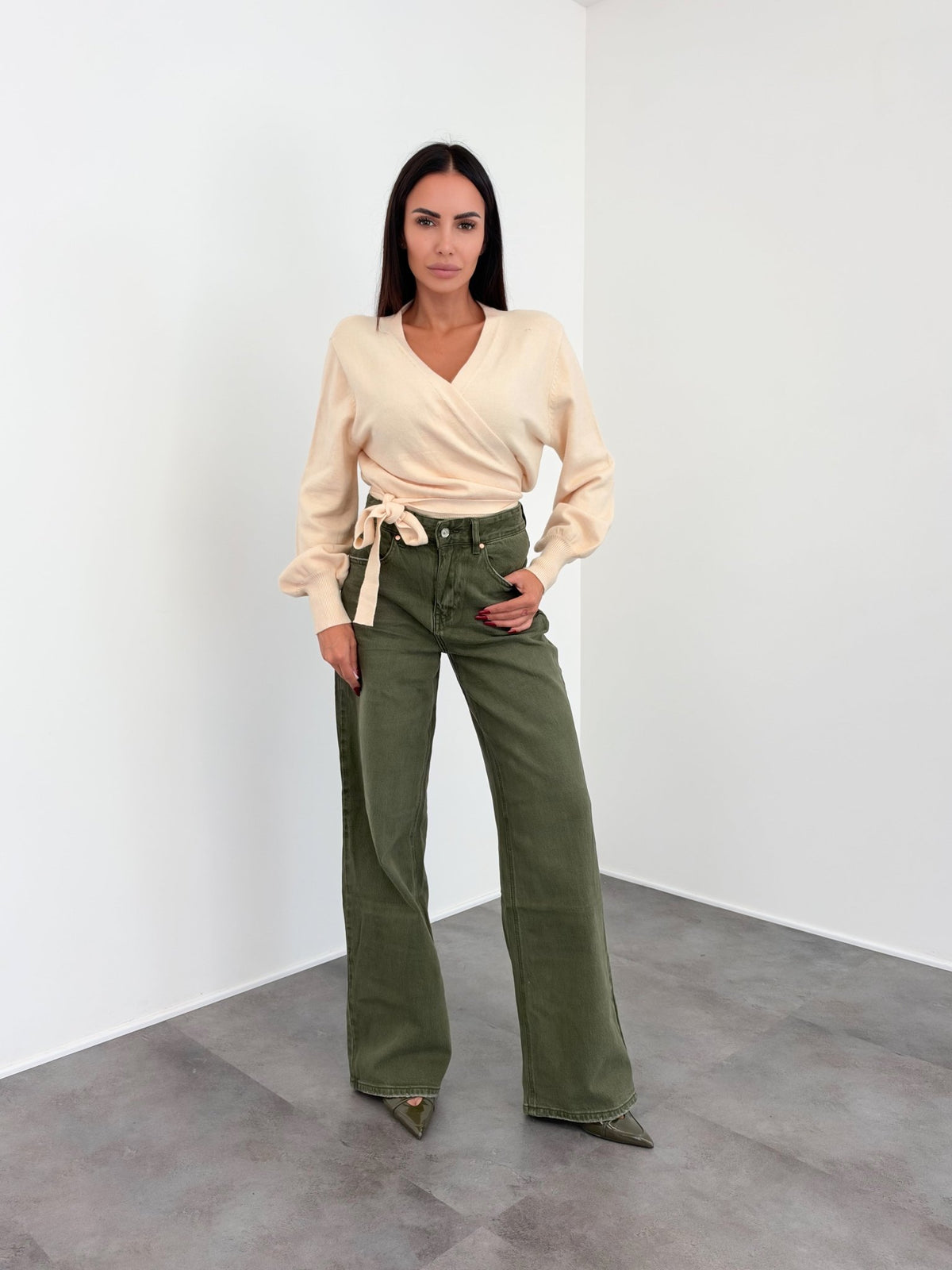 Cardigan Chiasmo - Burro - SAINTH