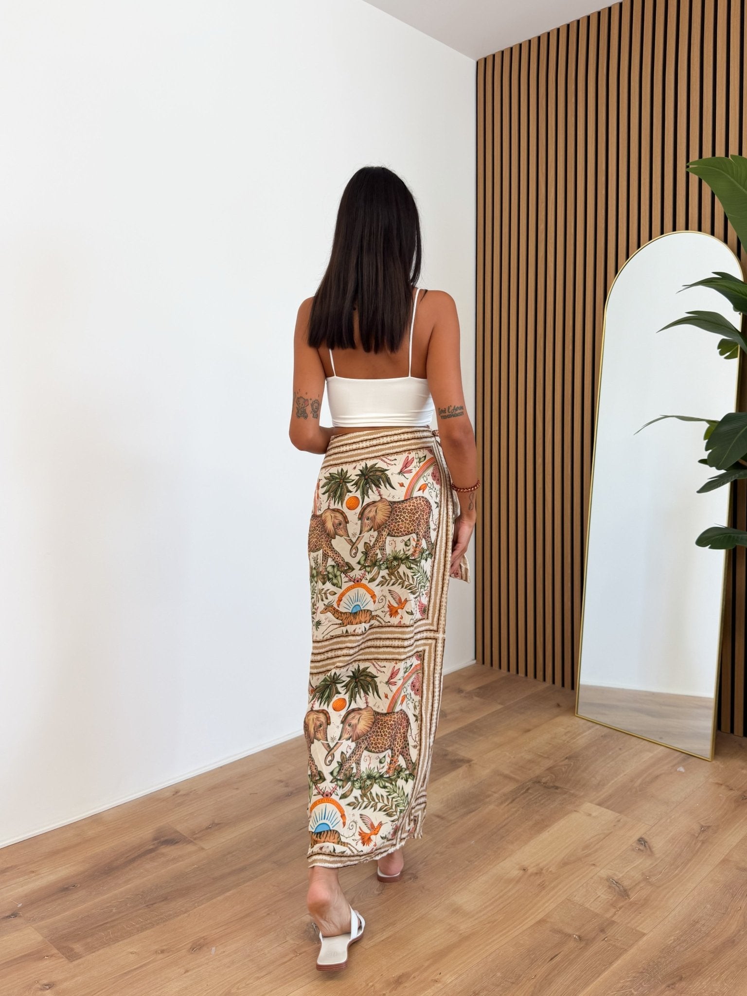 Gonna Pareo Long - Burro Animalier