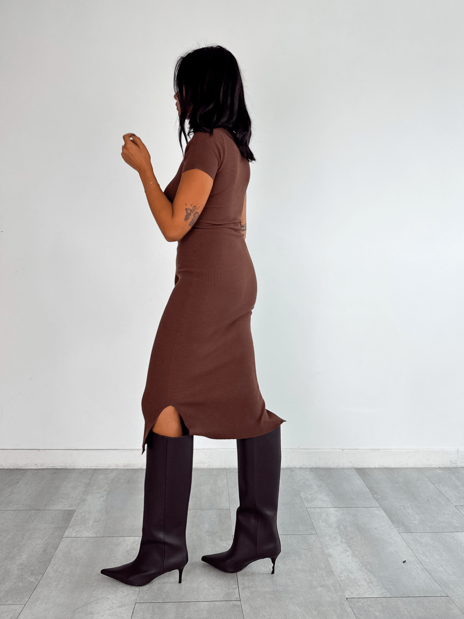 Abito Pull Tender - Marrone - SAINTH