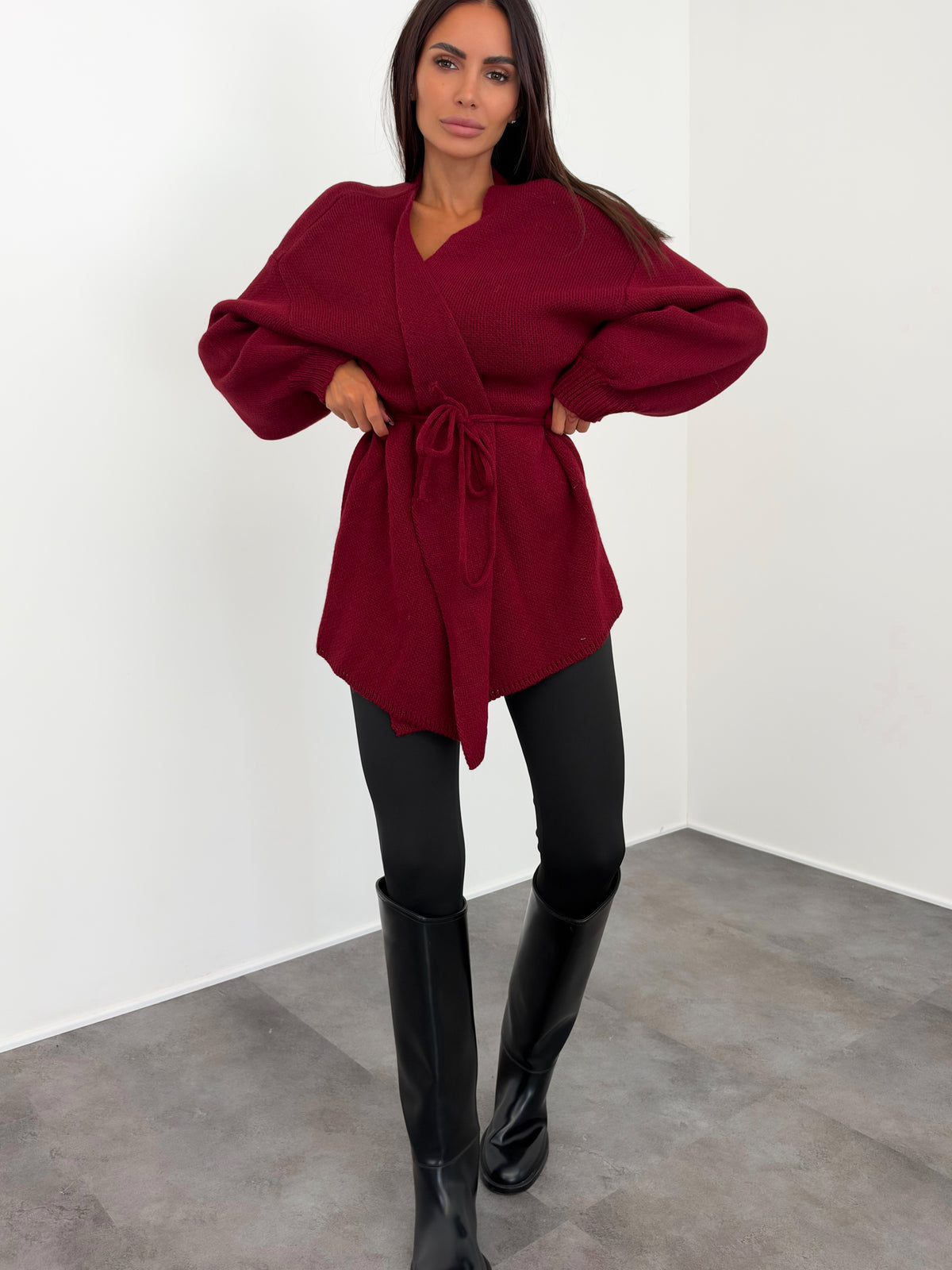 Cardigan Lovely - Bordeaux