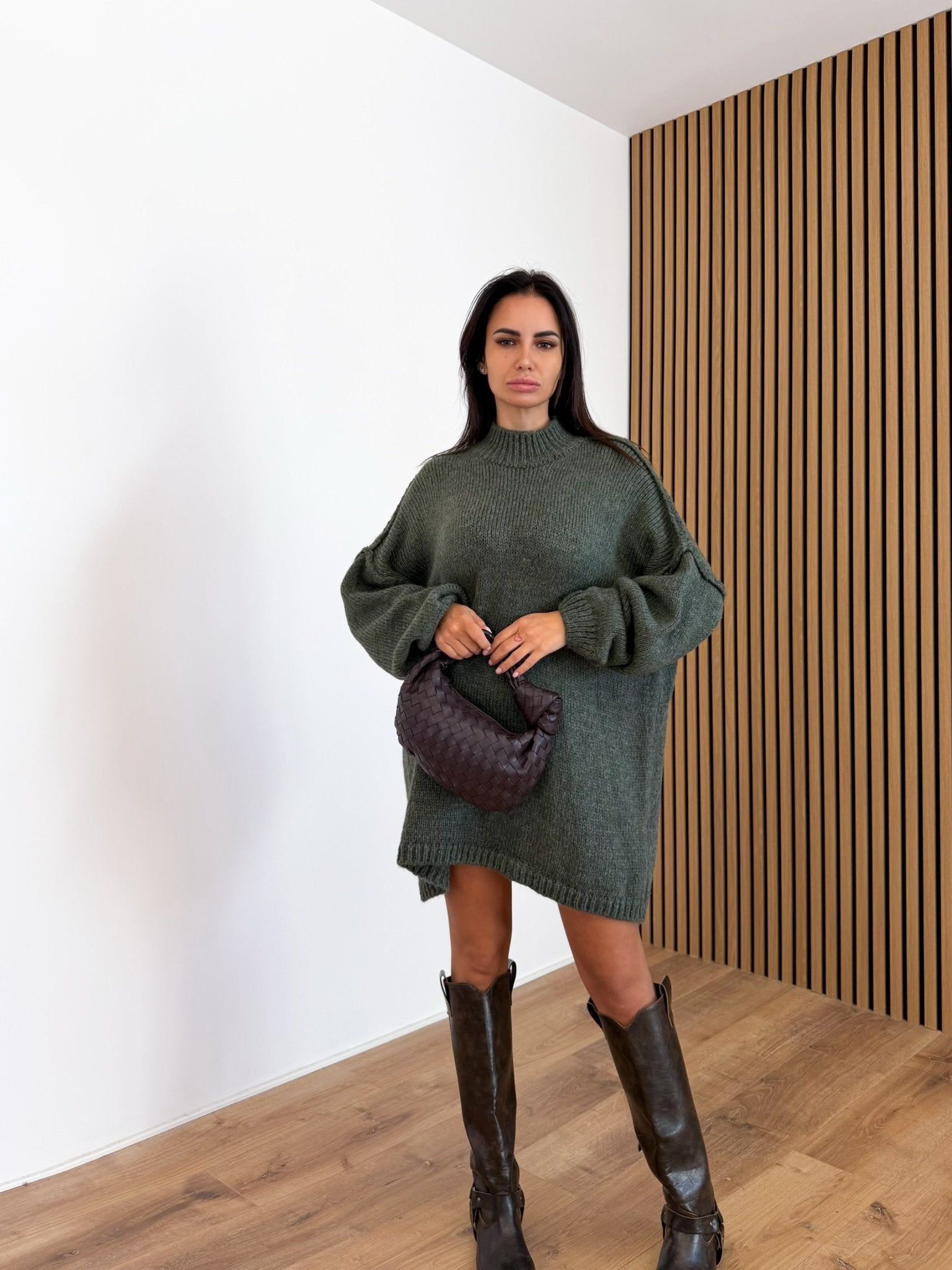 Maxi Pull Ocean - Army Green - SAINTH