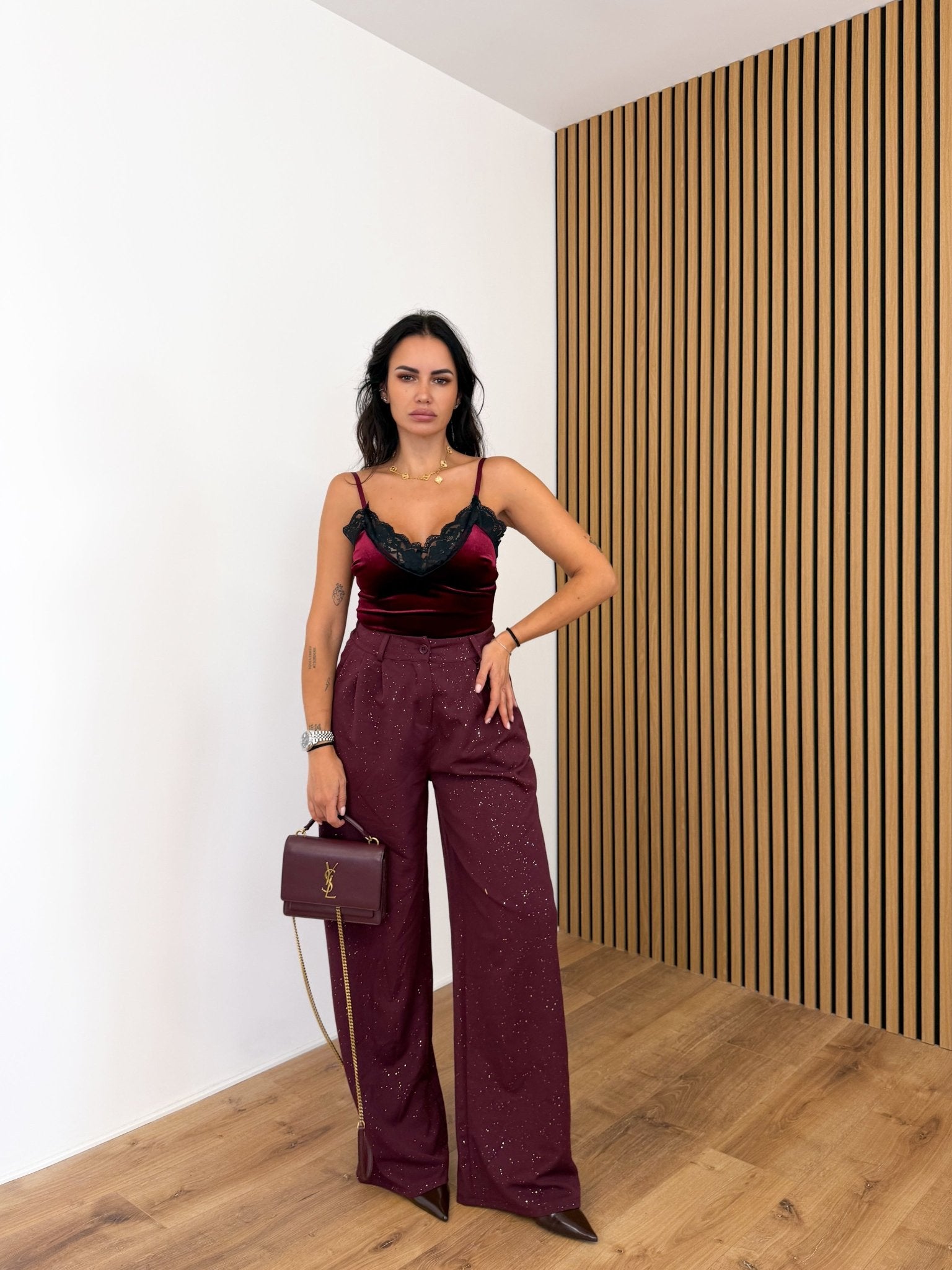 Body Velvet - Bordeaux - SAINTH