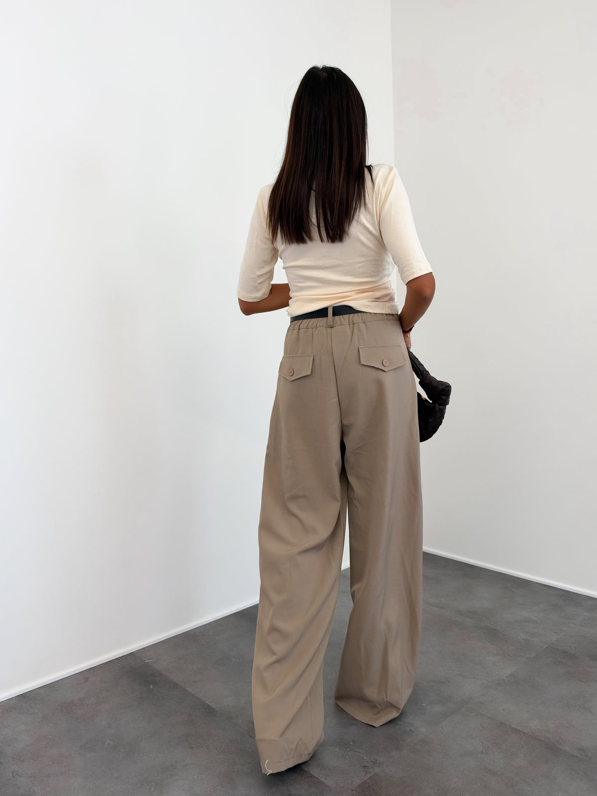 Pantalone + Cintura - Beige