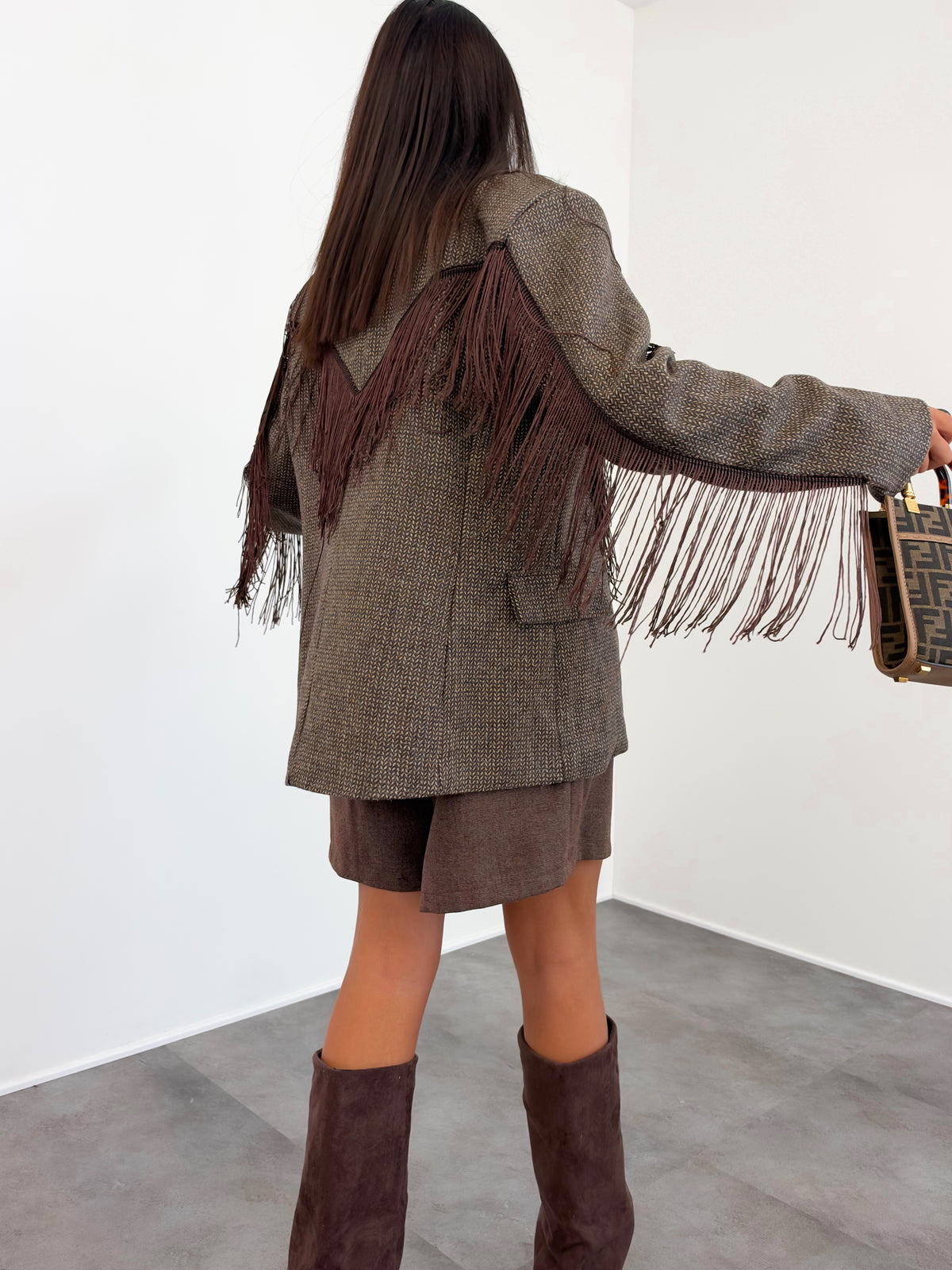 Blazer Western - Marrone