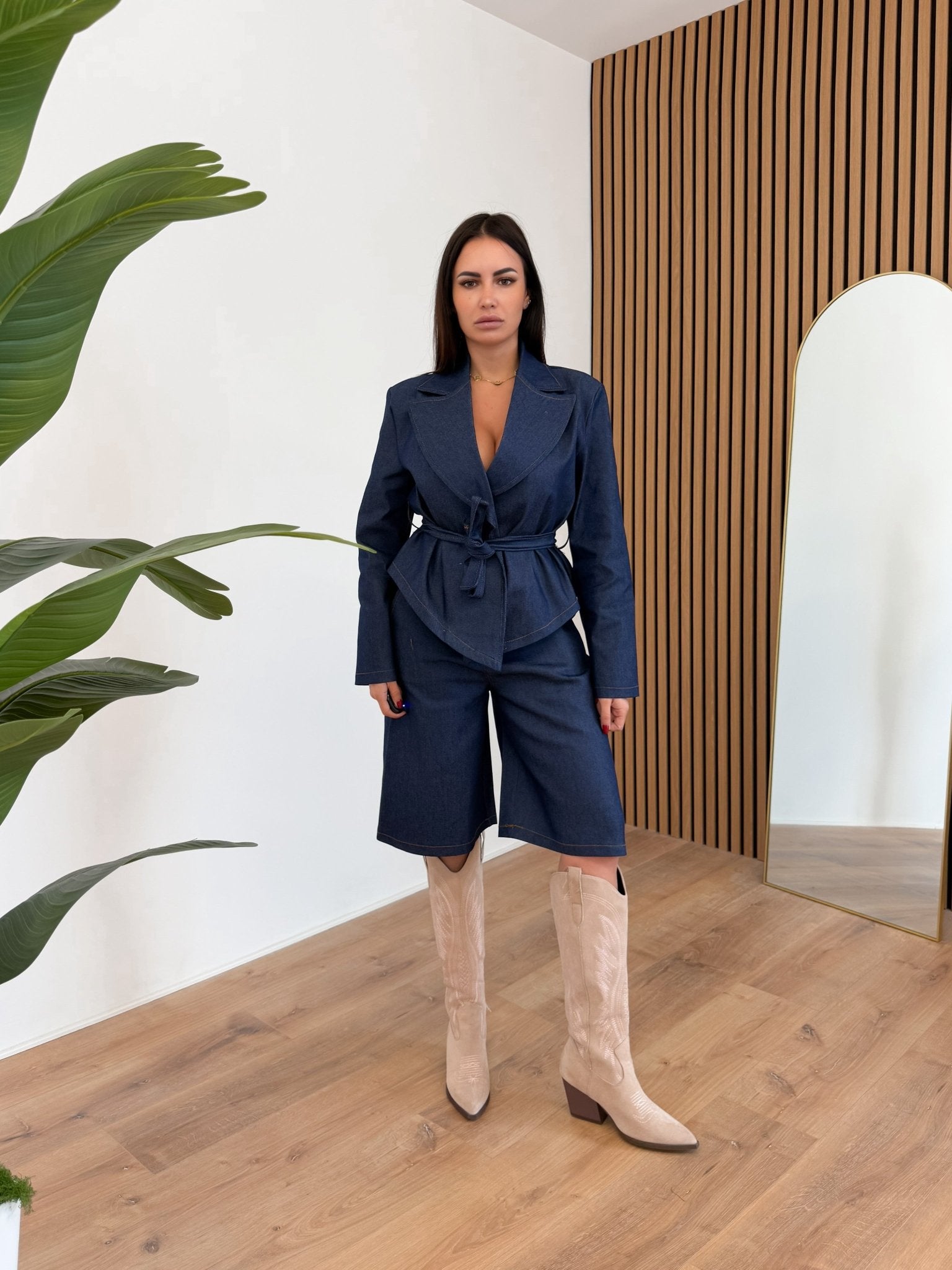 Coordinato Knot - Denim - SAINTH