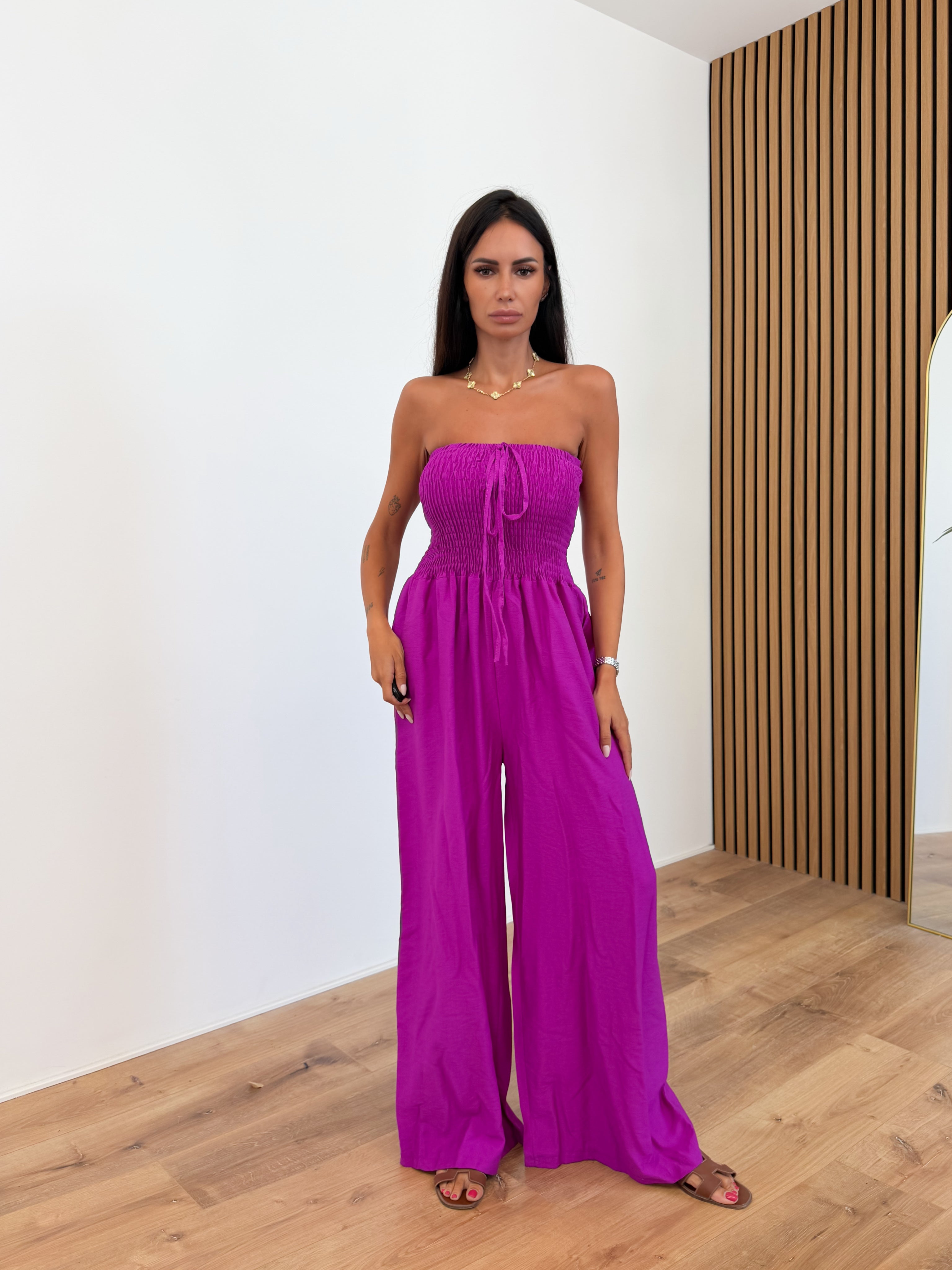 Tuta Intera Wide - Magenta