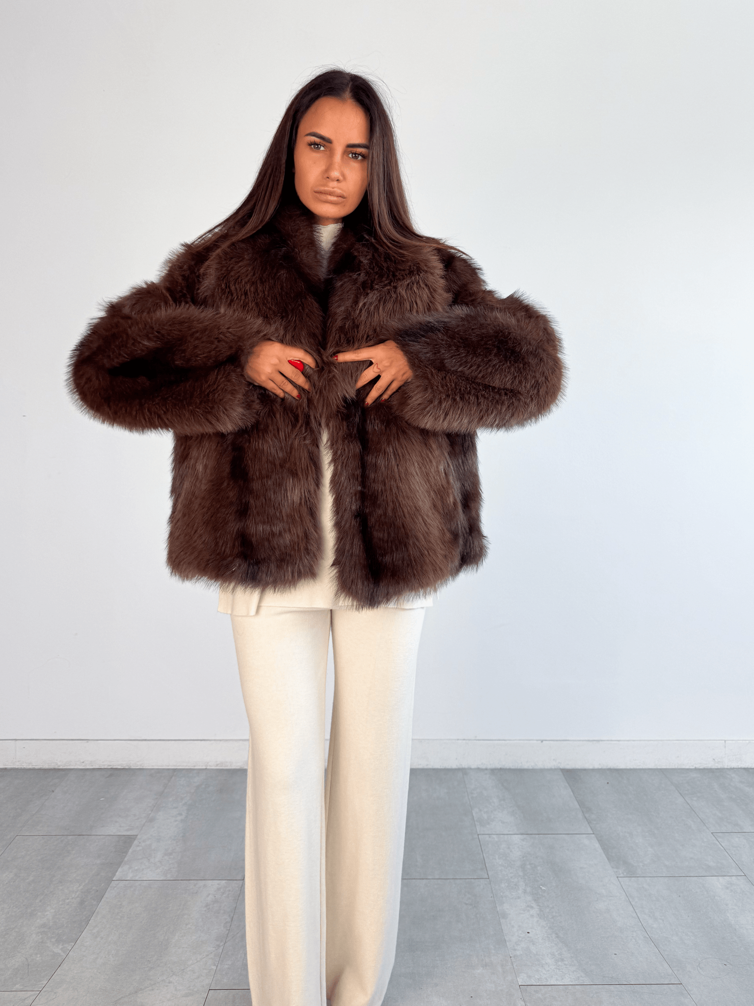 Pelliccia Grizzly - Marrone - SAINTH