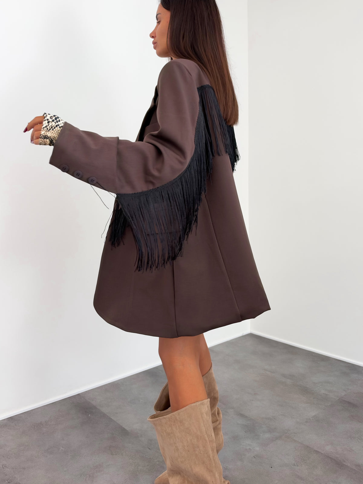 Blazer Filo D'angelo - Marrone
