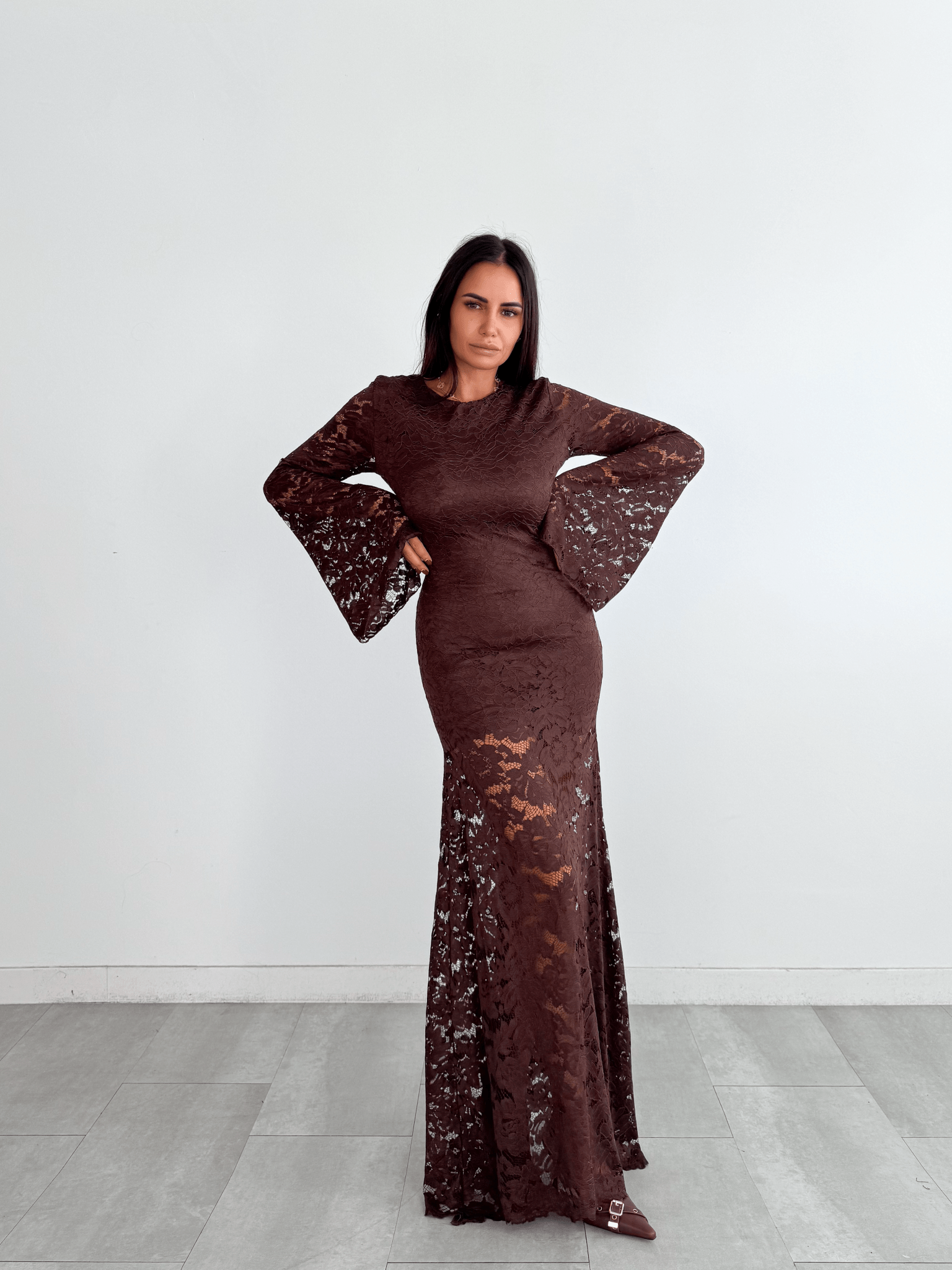 Abito Camelia - Marrone - SAINTH