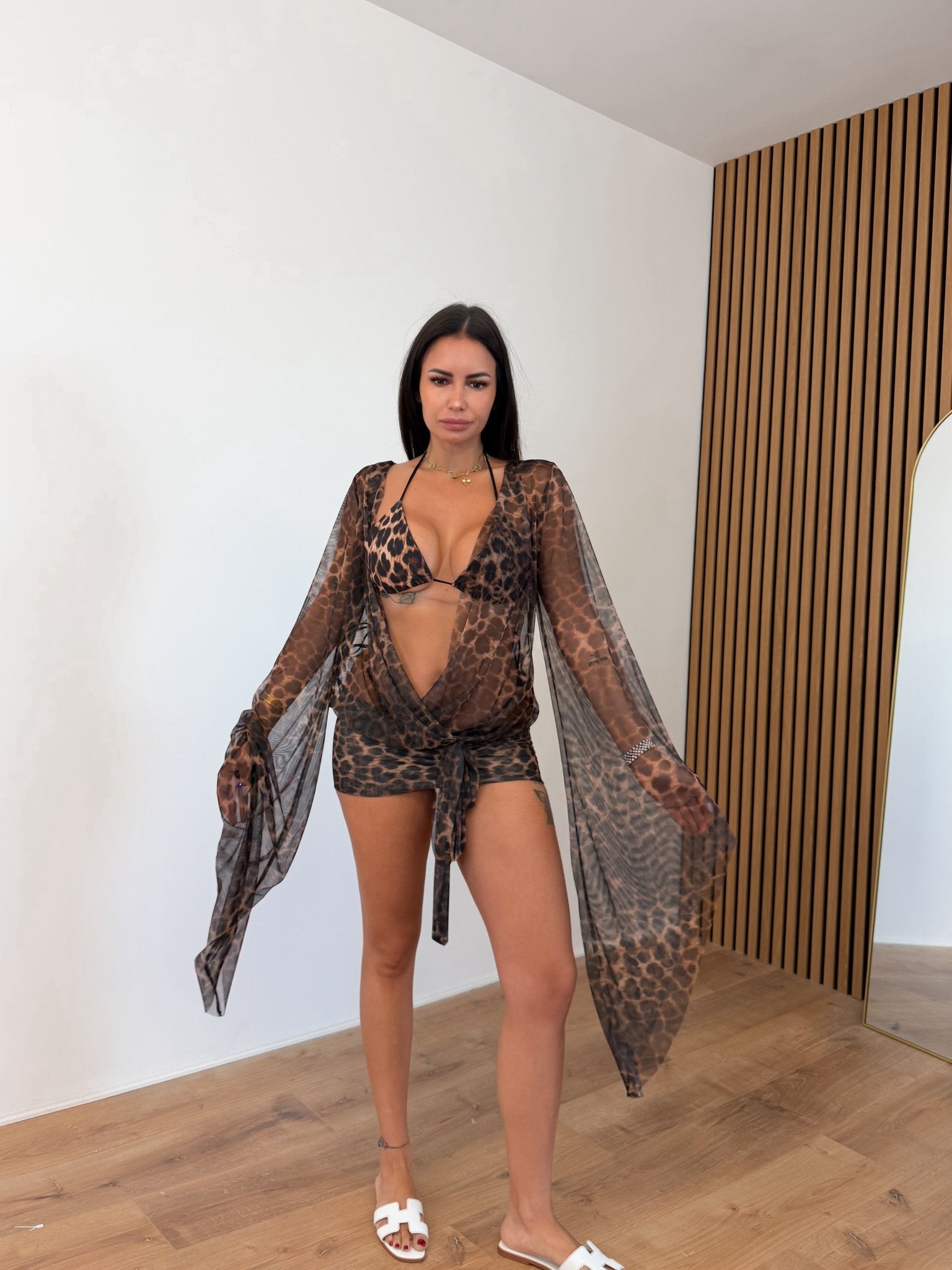 Bikini + Pareo - Leopardato - SAINTH