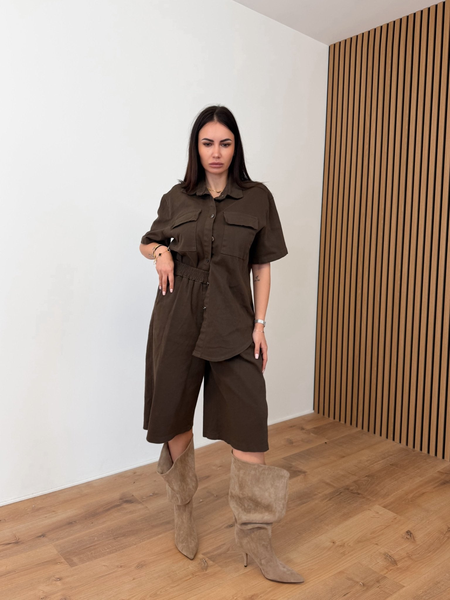 Camicia Nomad - Marrone - SAINTH