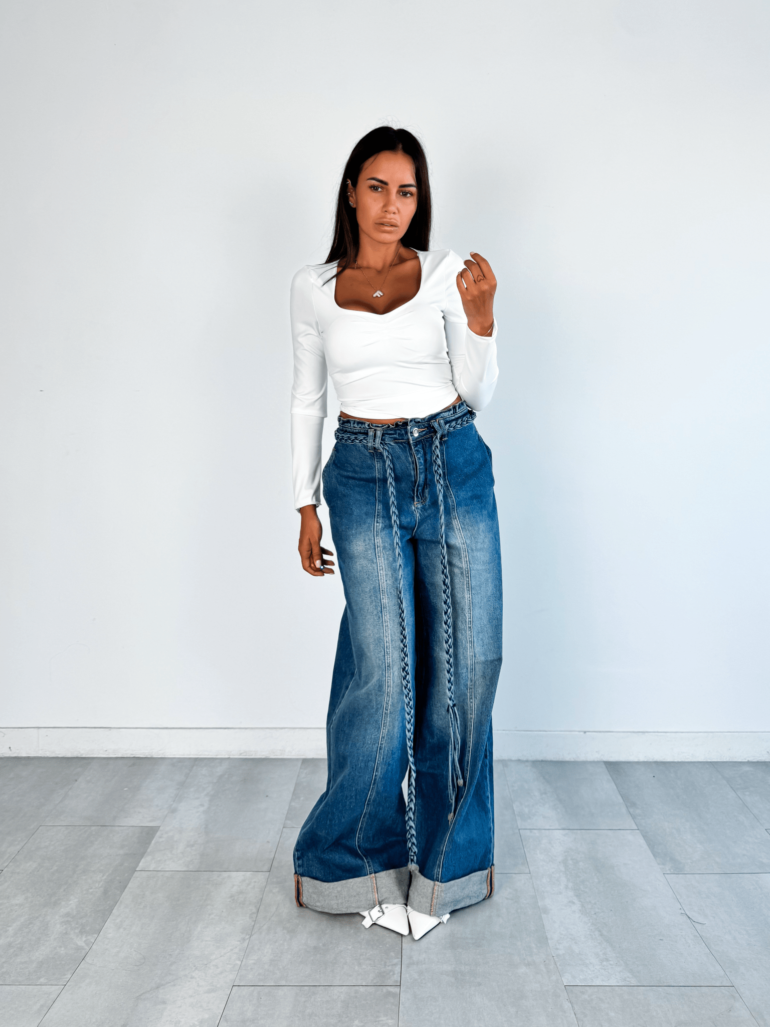 Jeans Treccina - Blu Denim - SAINTH
