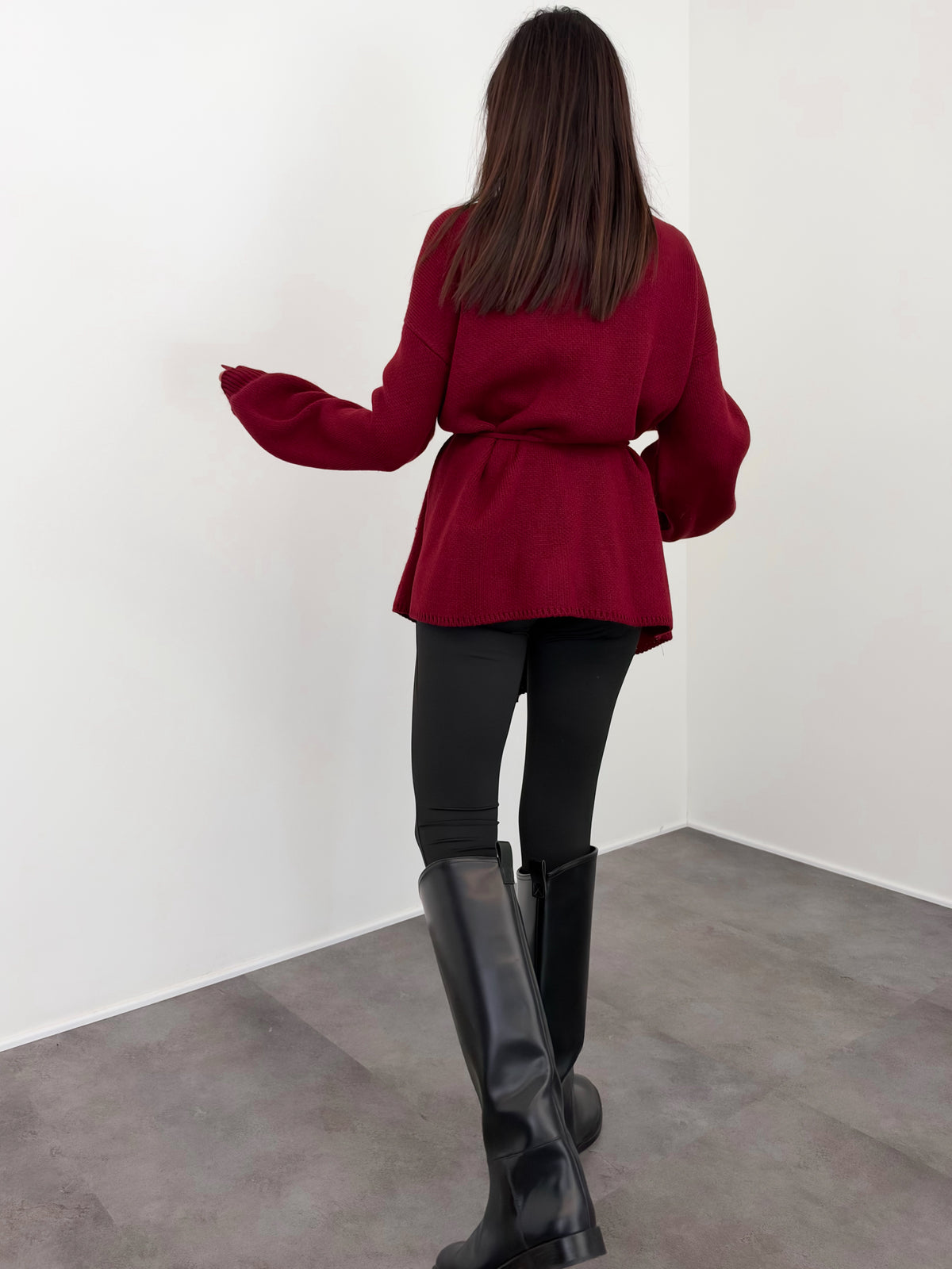 Cardigan Lovely - Bordeaux