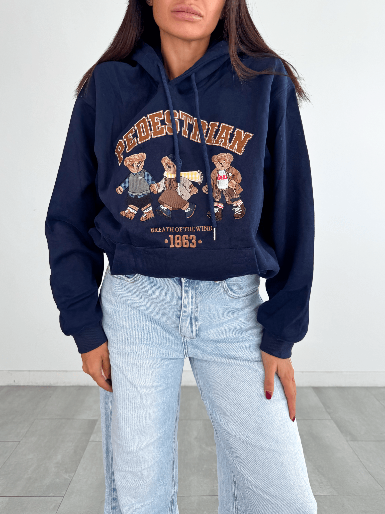 Felpa Teddy - Blu - SAINTH