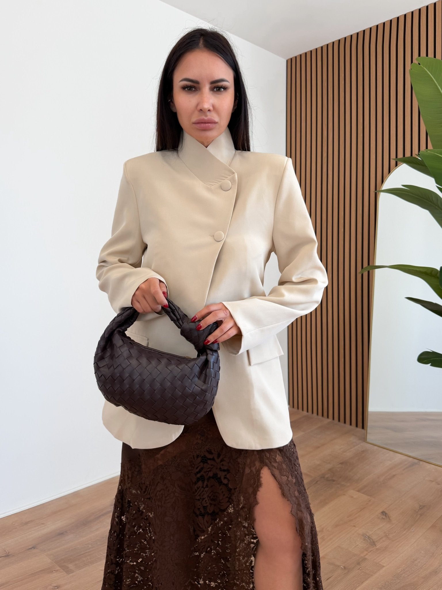 Blazer Neck - Beige - SAINTH