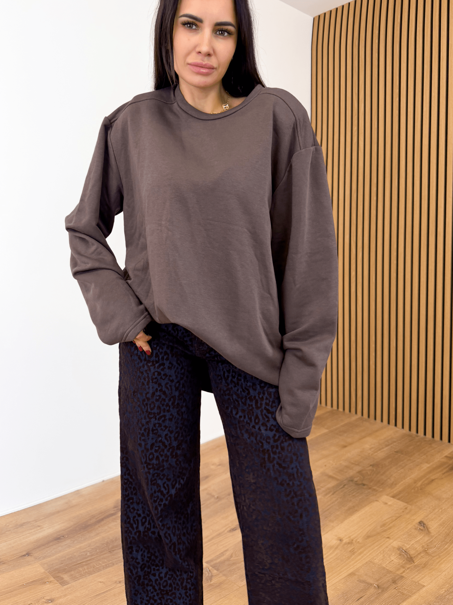 Jeans Leo Velevet - Denim Scuro - SAINTH