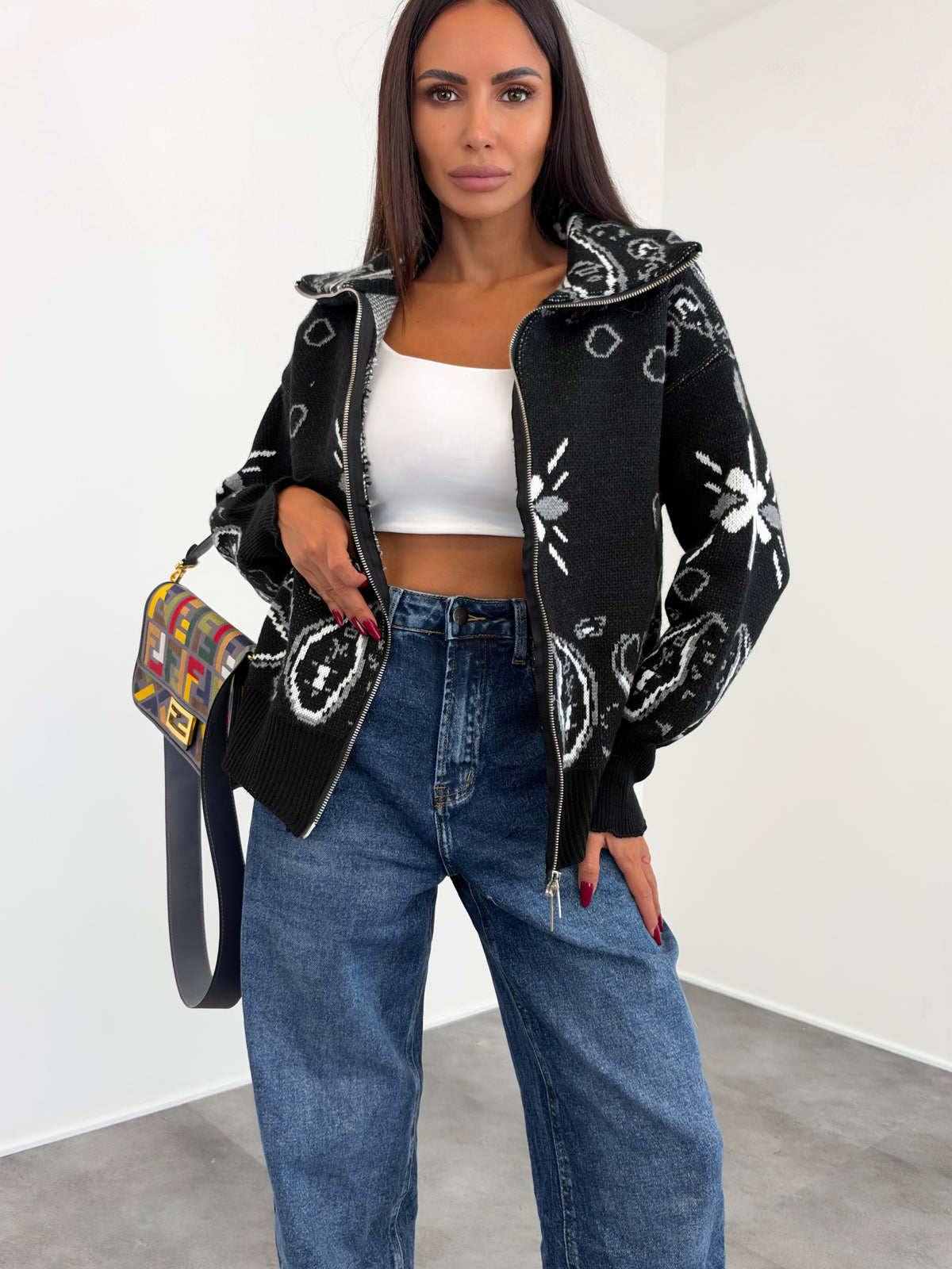 Pull Zip - Nero