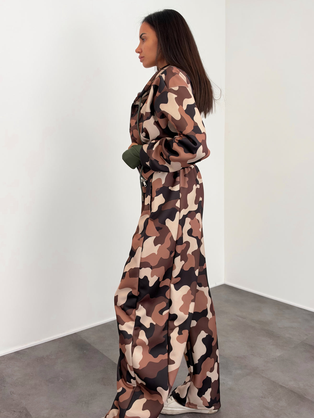 Coordinato Tris Combat - Marrone