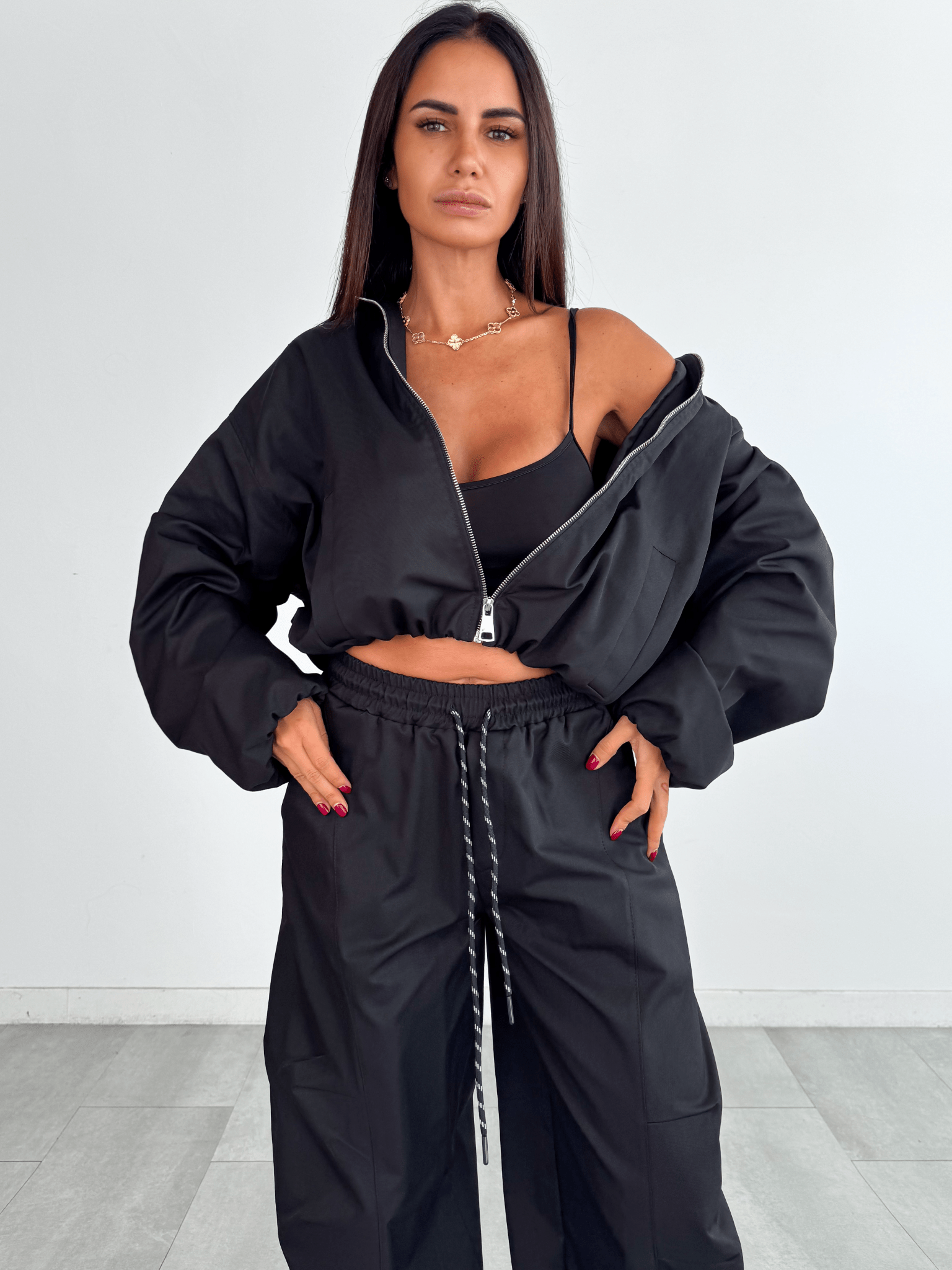 Pantalone Luxe - Nero - SAINTH