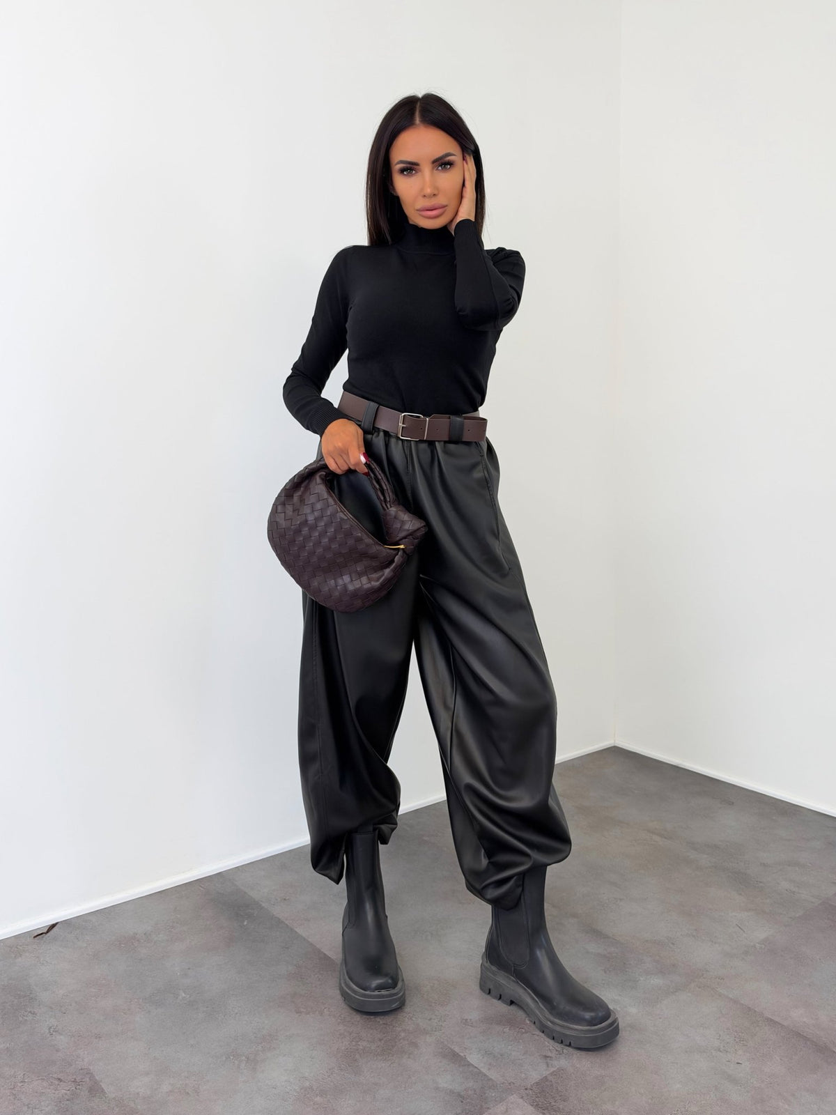 Dolcevita Collo Alto - Nero - SAINTH