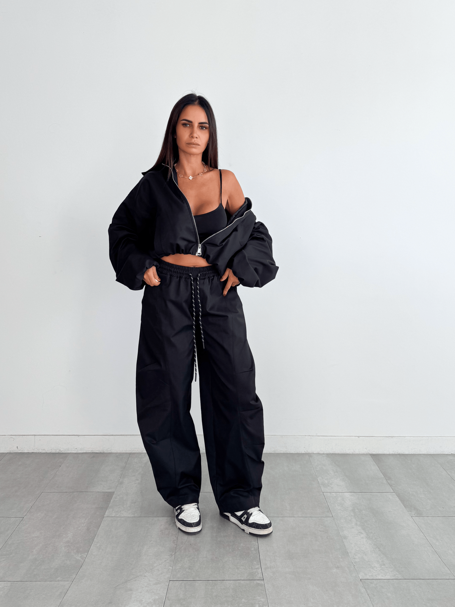 Pantalone Luxe - Nero - SAINTH