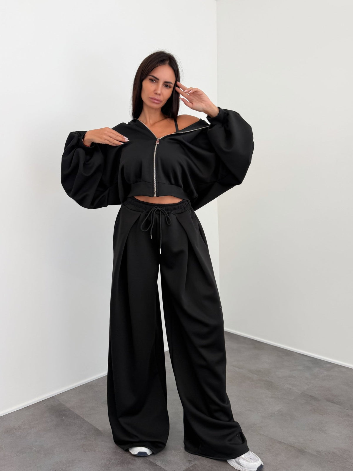 Coordinato Cozy - Nero - SAINTH