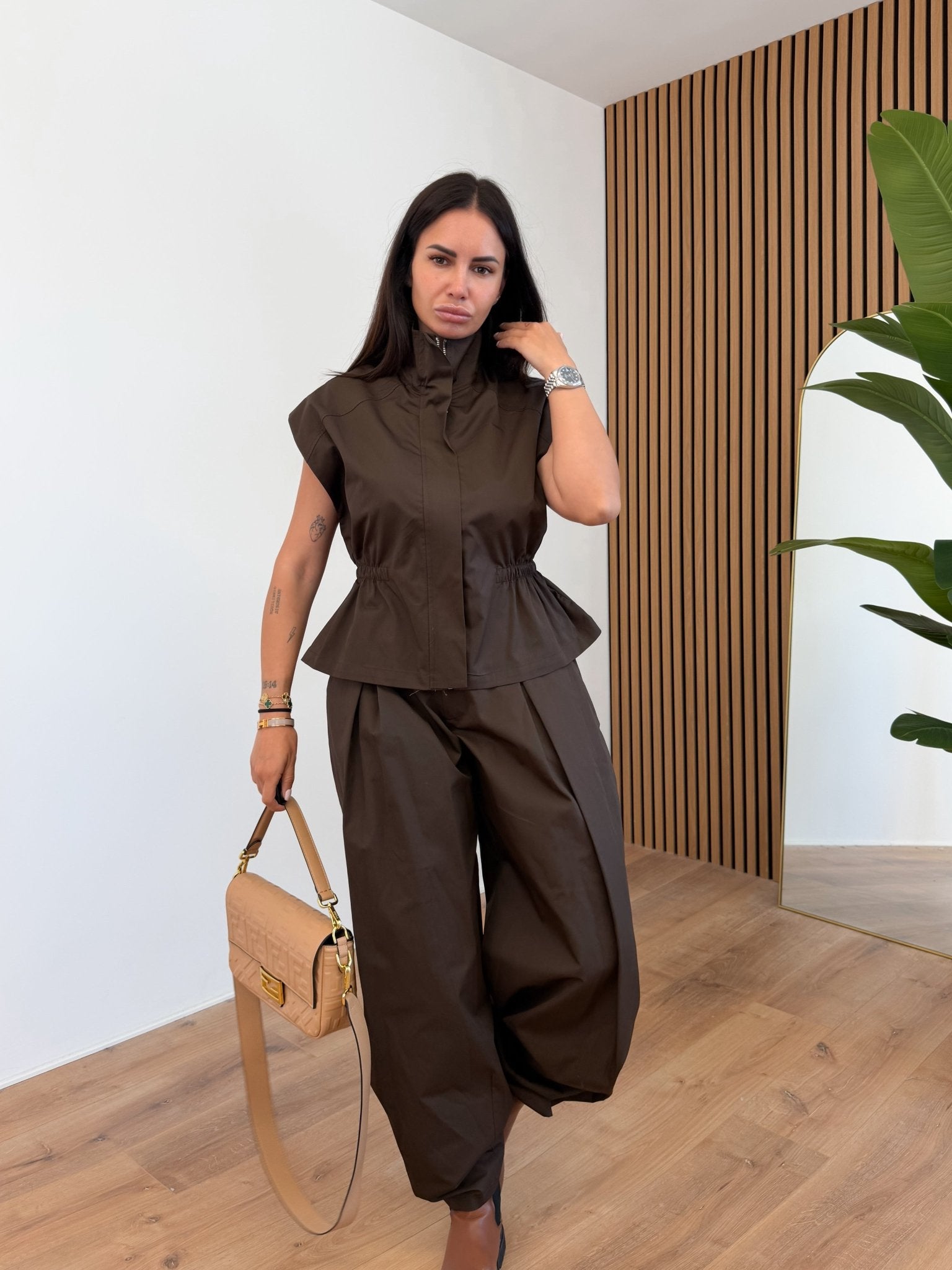 Coordinato Erine - Marrone - SAINTH