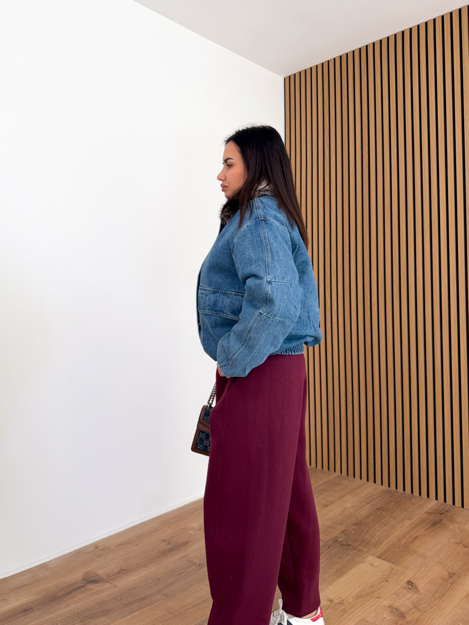 Giacchetto Bomber - Blu Denim - SAINTH