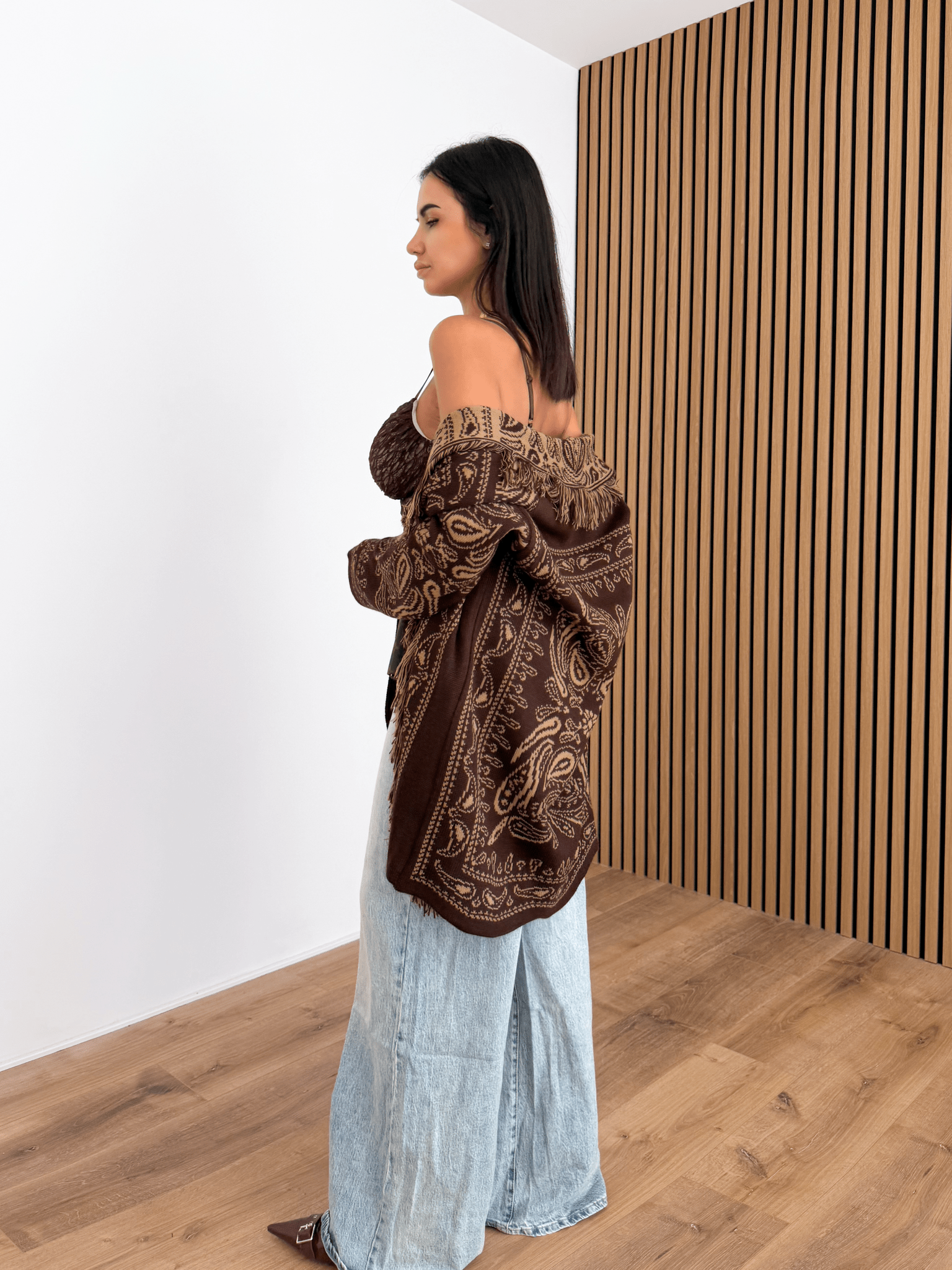Cardigan Azteco - Marrone - SAINTH
