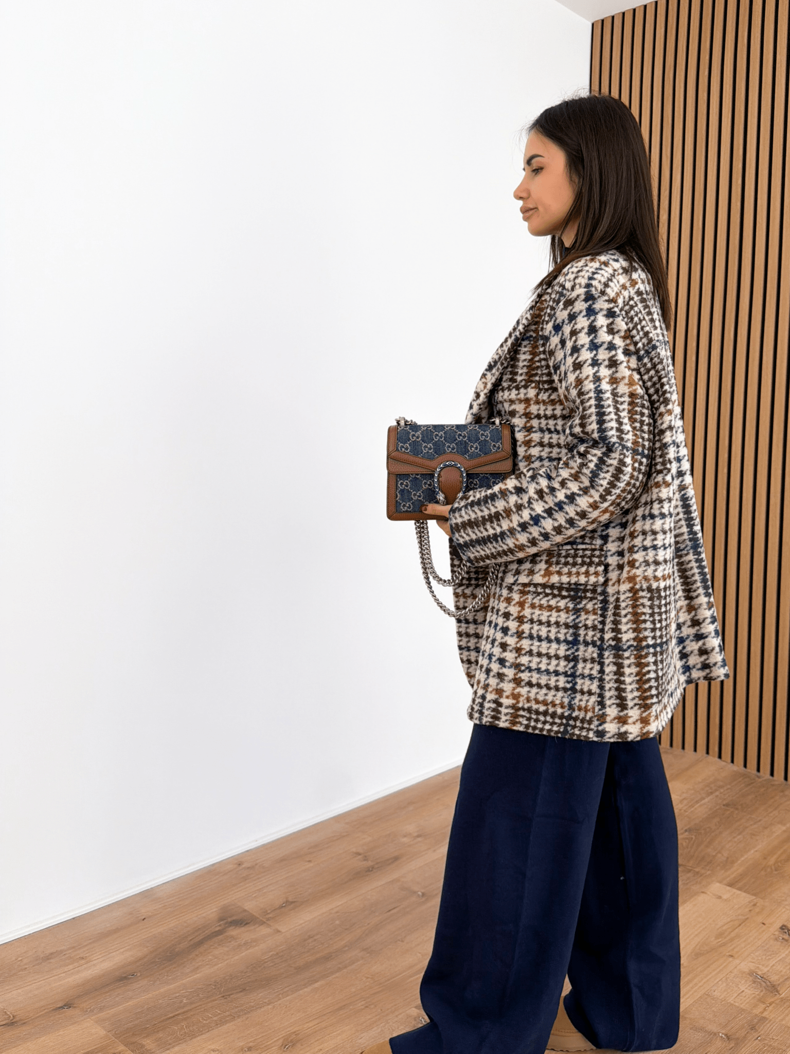 Cappotto Blazer PDP - Blu e Camel - SAINTH