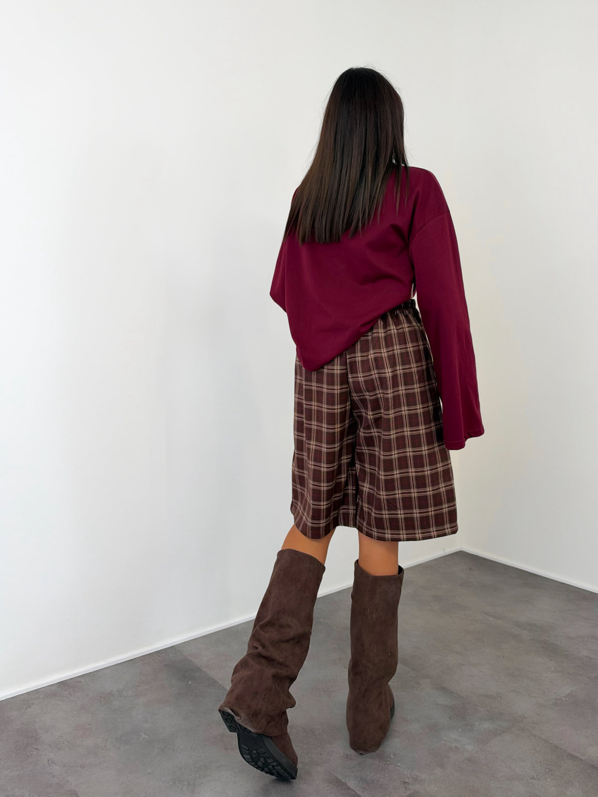 Bermuda Plaid - Marrone
