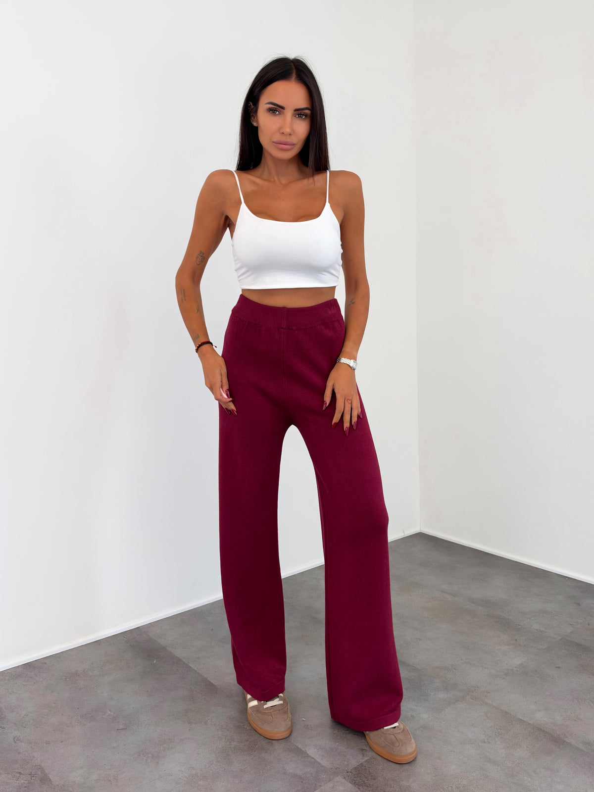 Pantalone Caress - Bordeaux