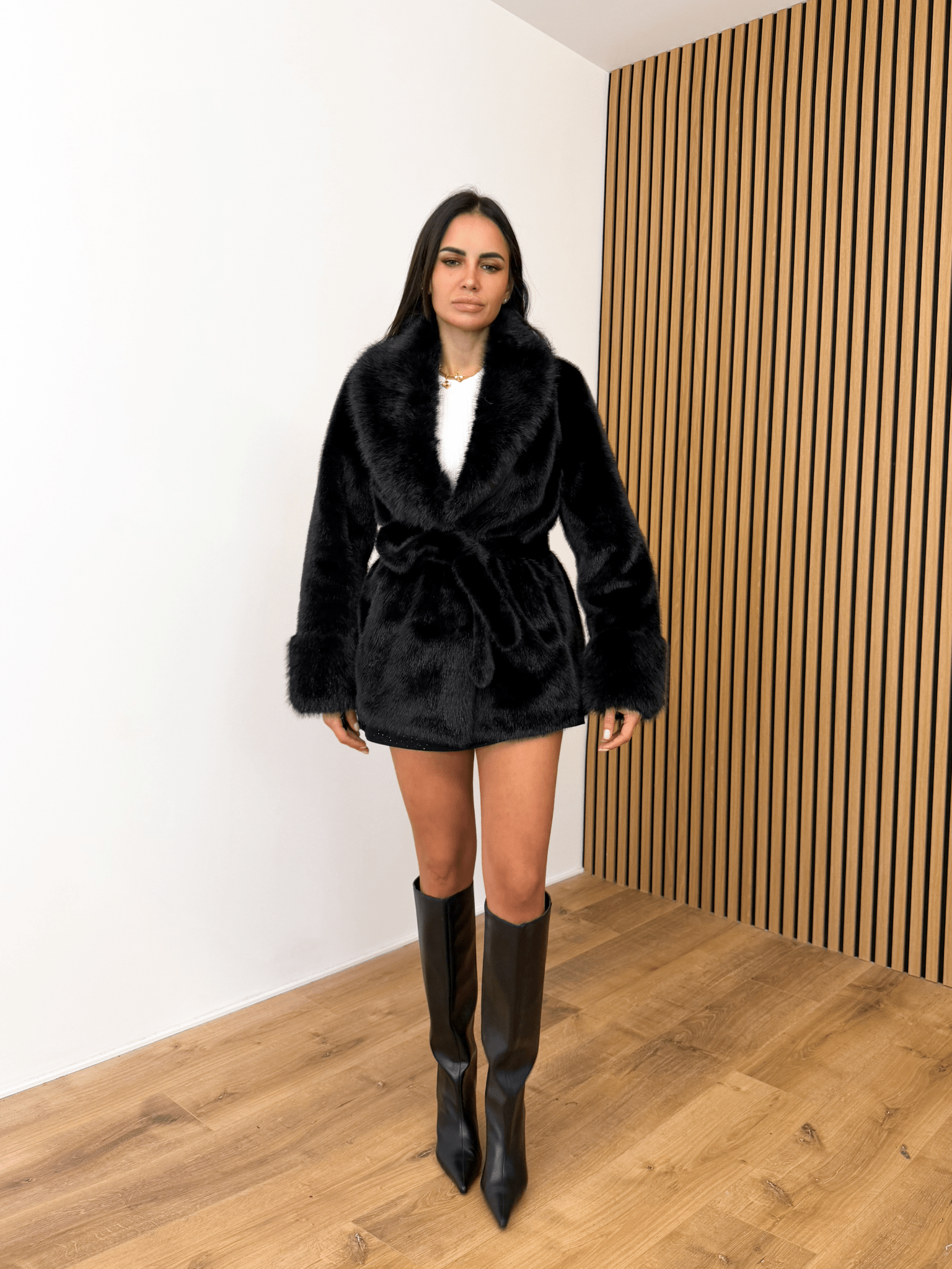 Pelliccia Blanket - Nera - SAINTH