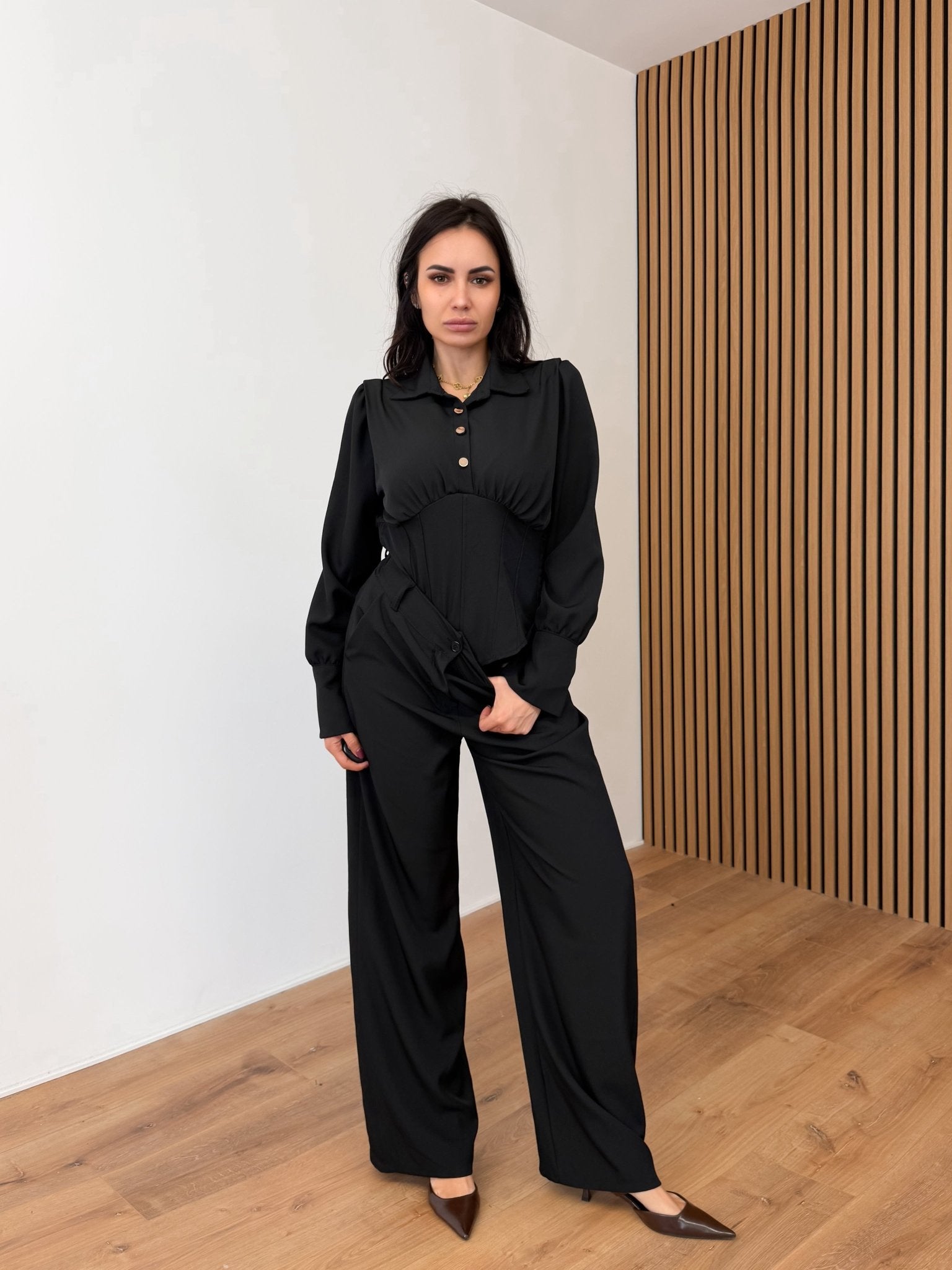 Coordinato Sculpted - Nero - SAINTH