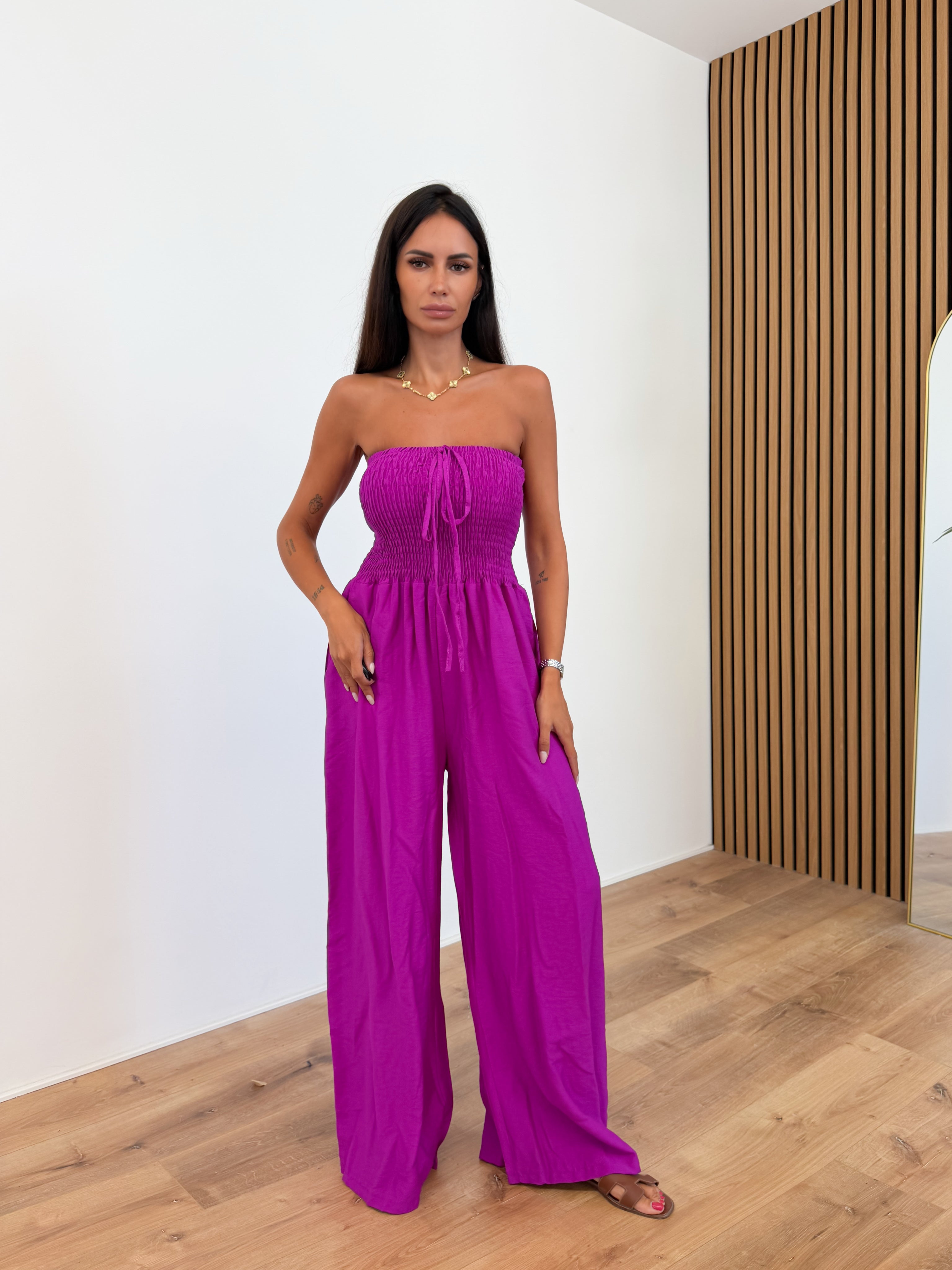 Tuta Intera Wide - Magenta