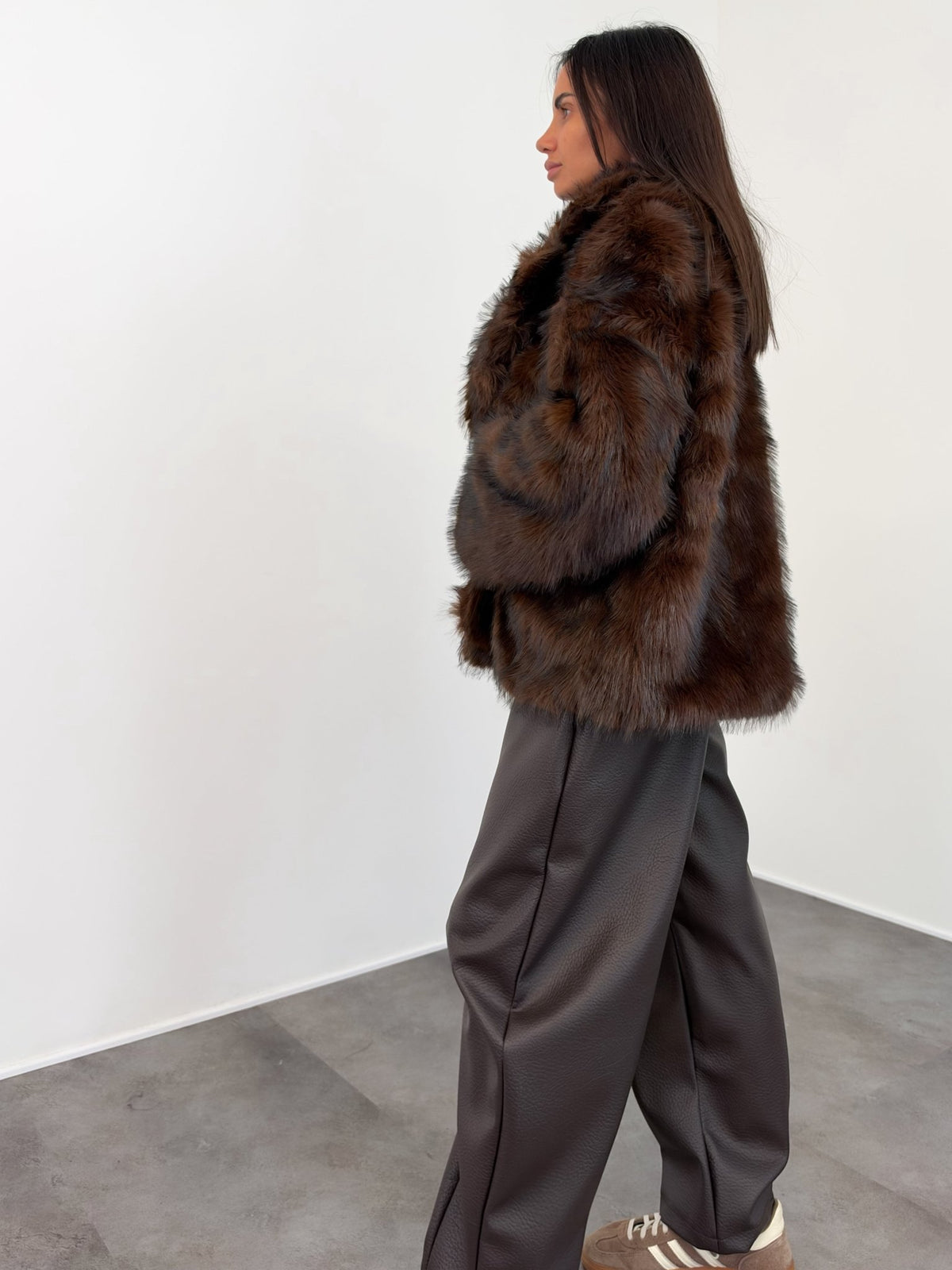 Pelliccia Shine - Marrone - SAINTH